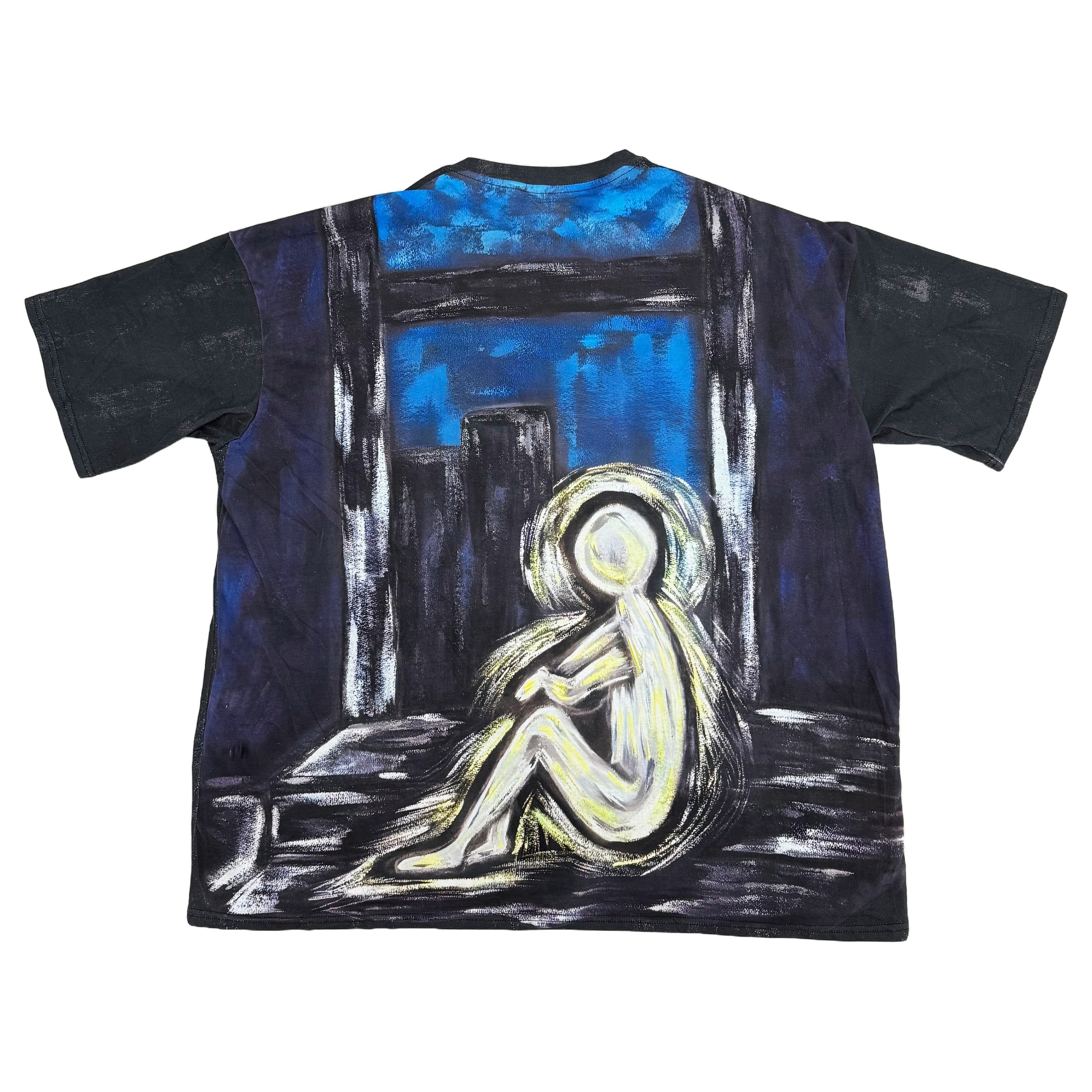 Other Suture Studios The Loner Graphic Aop Printed T Shirt Hoodie, Sweatshirt | PodTeesHub.com