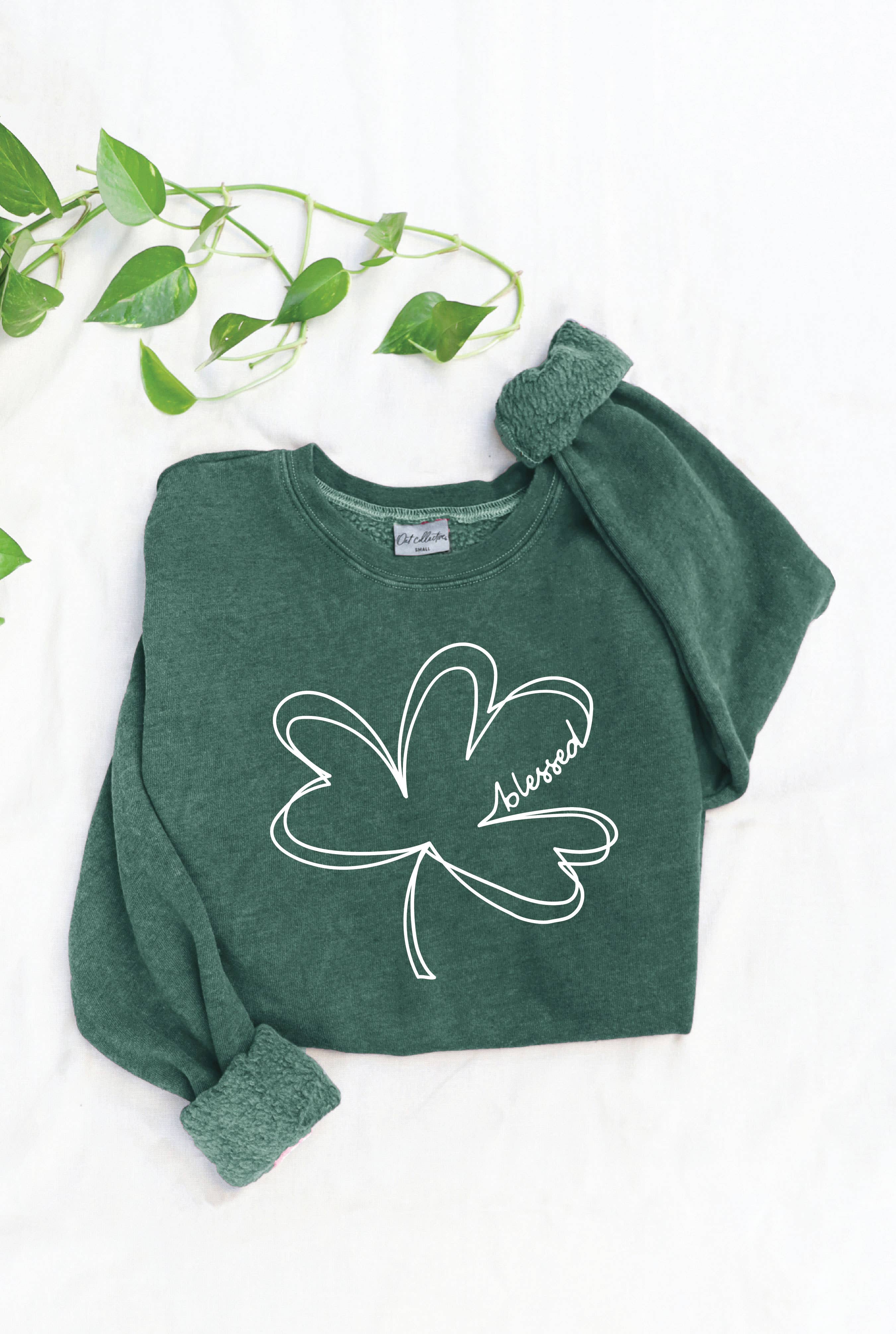 Blessed Clover  Mineral Graphic Sweatshirt T-Shirts, Hoodie | PodTeesHub.com