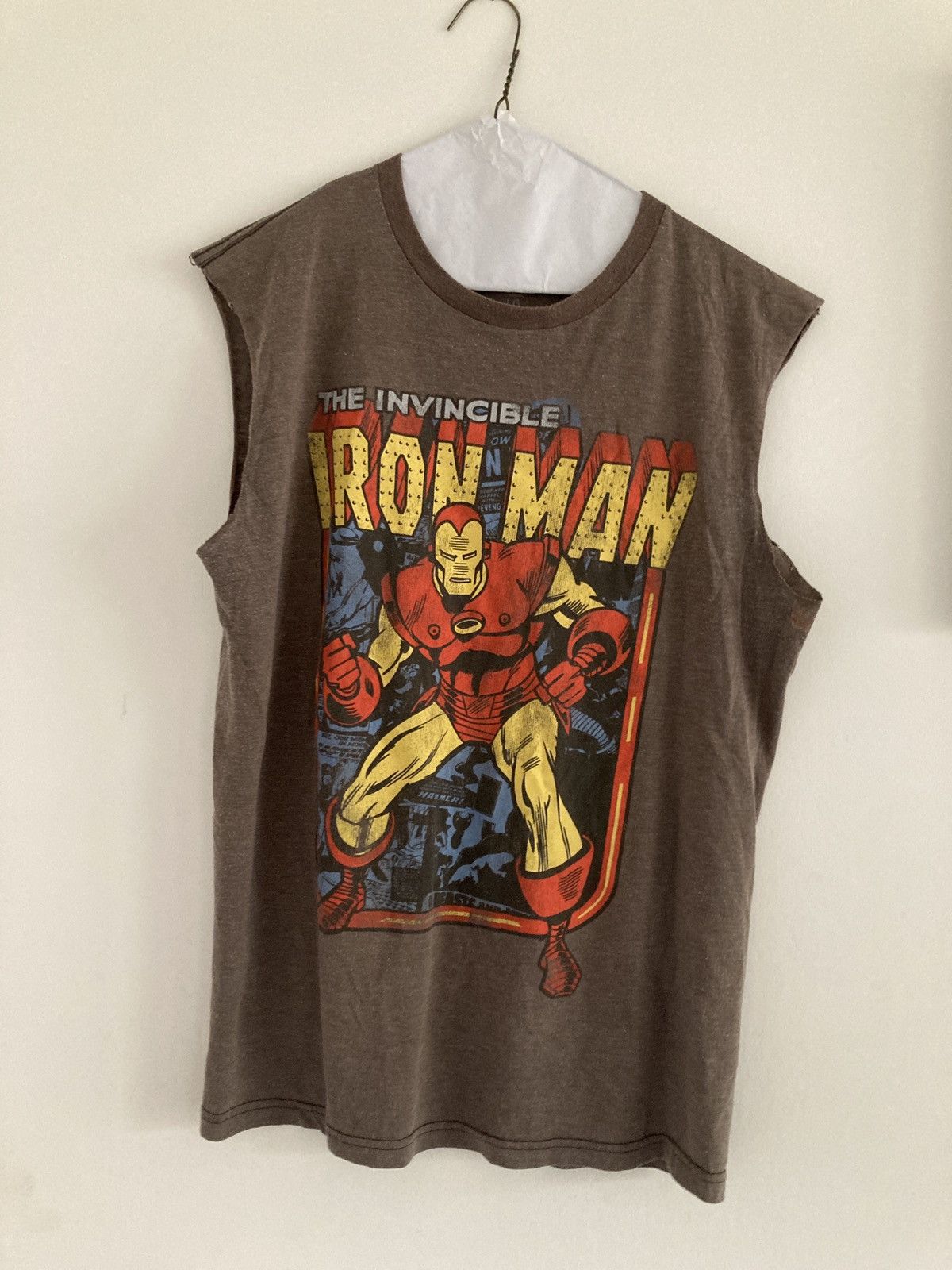 Vintage Iron Man Sleeveless Shirt T-Shirts, Hoodie, Sweatshirt