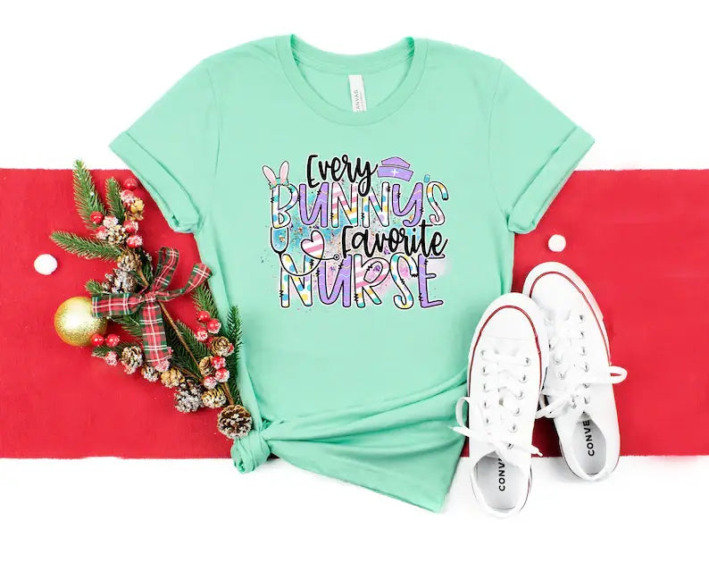 Every Bunny's Favorite Nurse T-Shirt Hoodie, Sweatshirt | PodTeesHub.com