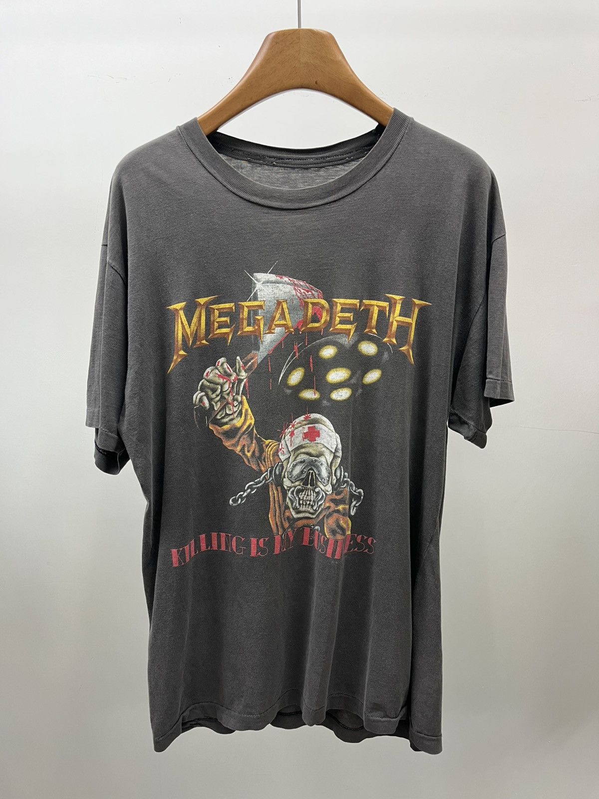 Vintage Megadeath Killing Is My Business Tee Hoodie, Sweatshirt | PodTeesHub.com