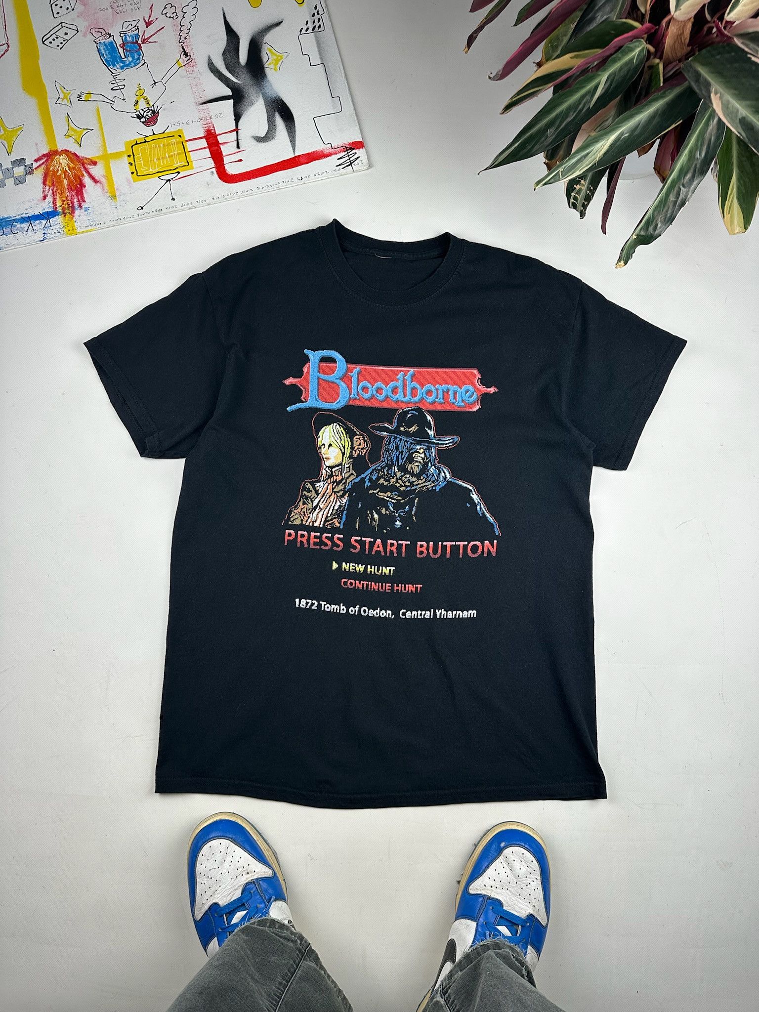 Playstation Y2k Bloodborne Promo By Hidetaka Miyazaki Black Tee Hoodie, Sweatshirt | PodTeesHub.com