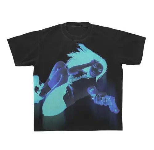 Kouno 90s Vibe Design Girl Printed Tee Hip Hop Hoodie, Sweatshirt | PodTeesHub.com