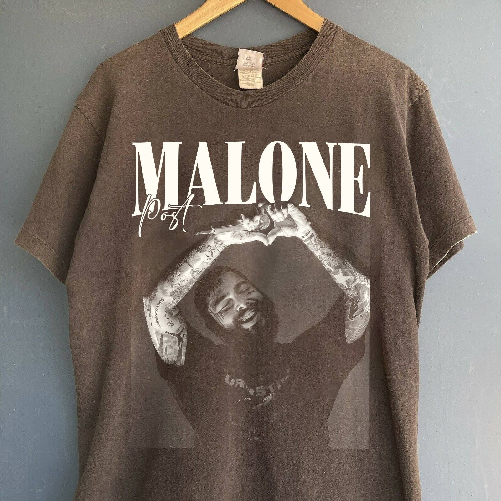 Post Malone Rap Music Merch Tee 90s Tour Inspired Gift Hoodie, Sweatshirt | PodTeesHub.com
