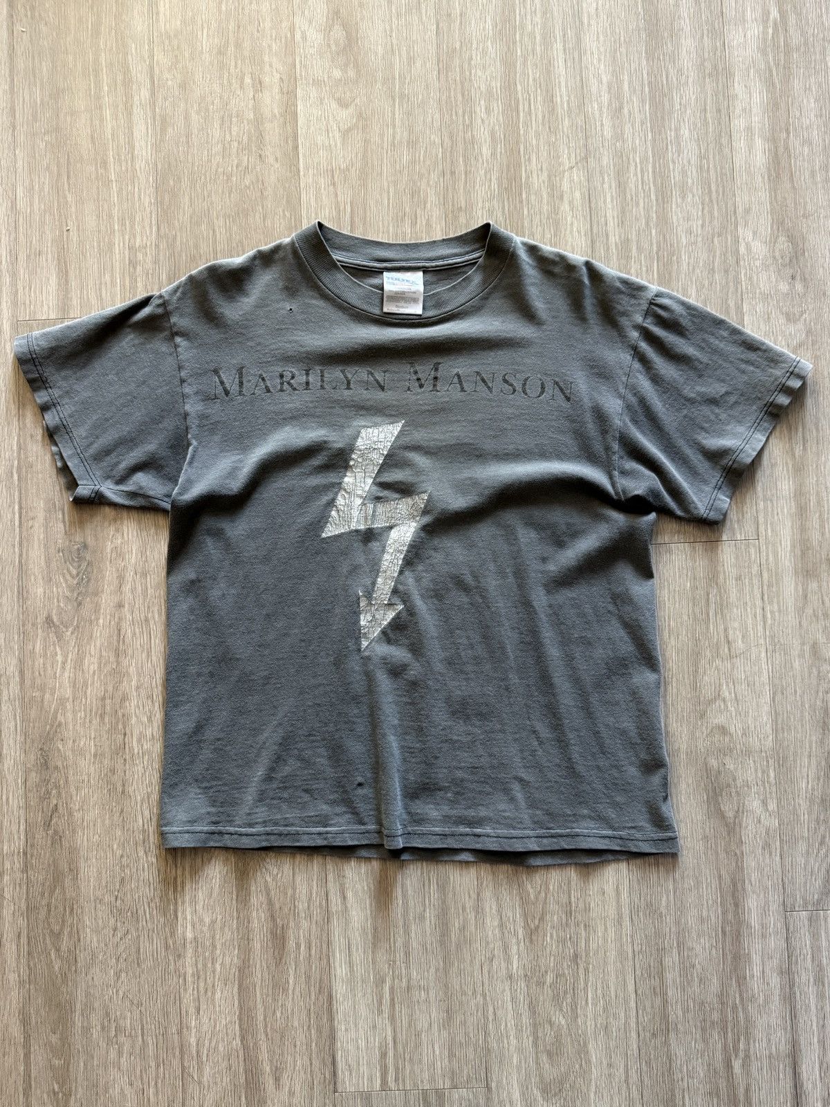 Marilyn Mason Vintage Bolt Tee Mid 90s Hoodie, Sweatshirt | PodTeesHub.com