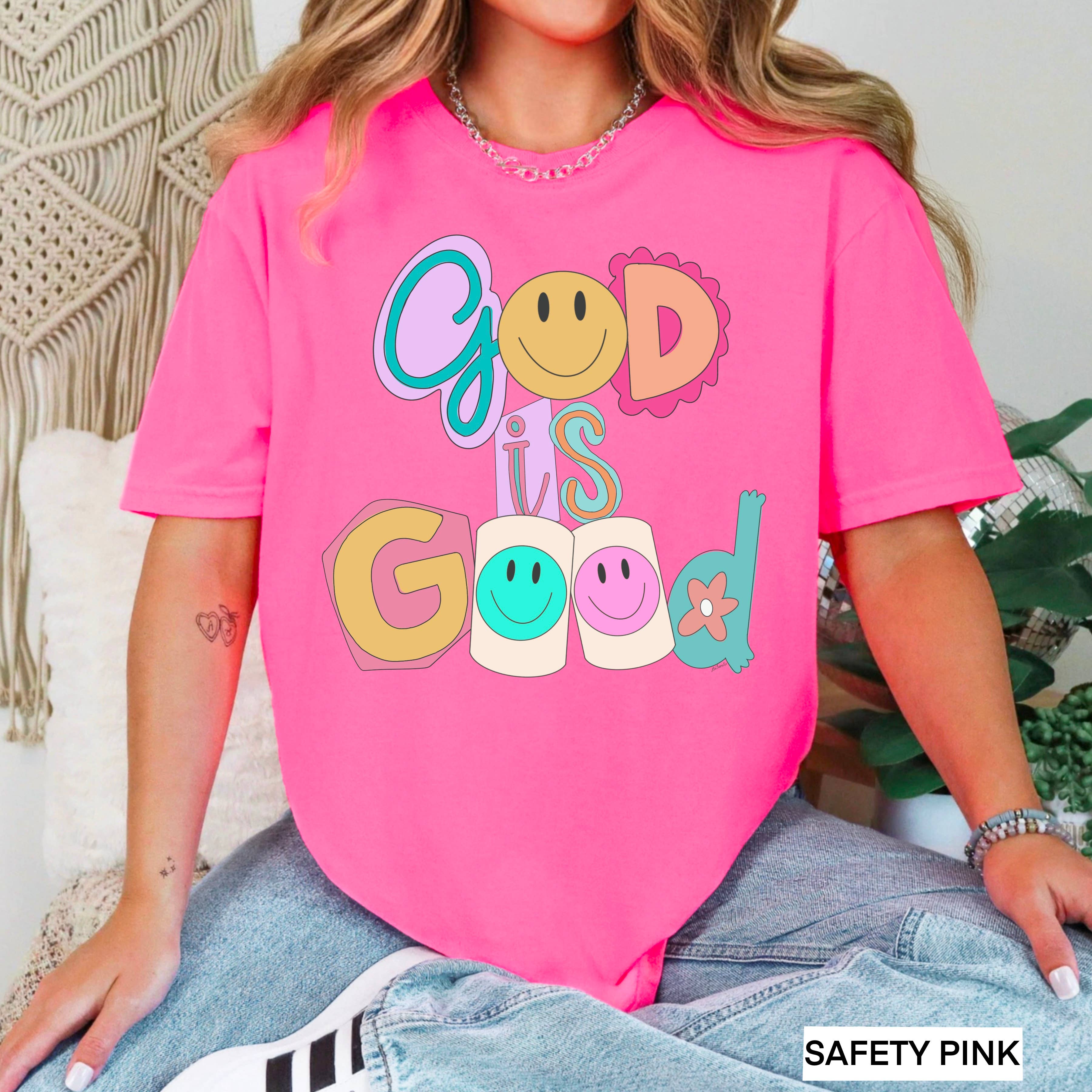 God Is Good Graphic Shirt  | Gildan Hoodie, Sweatshirt | PodTeesHub.com