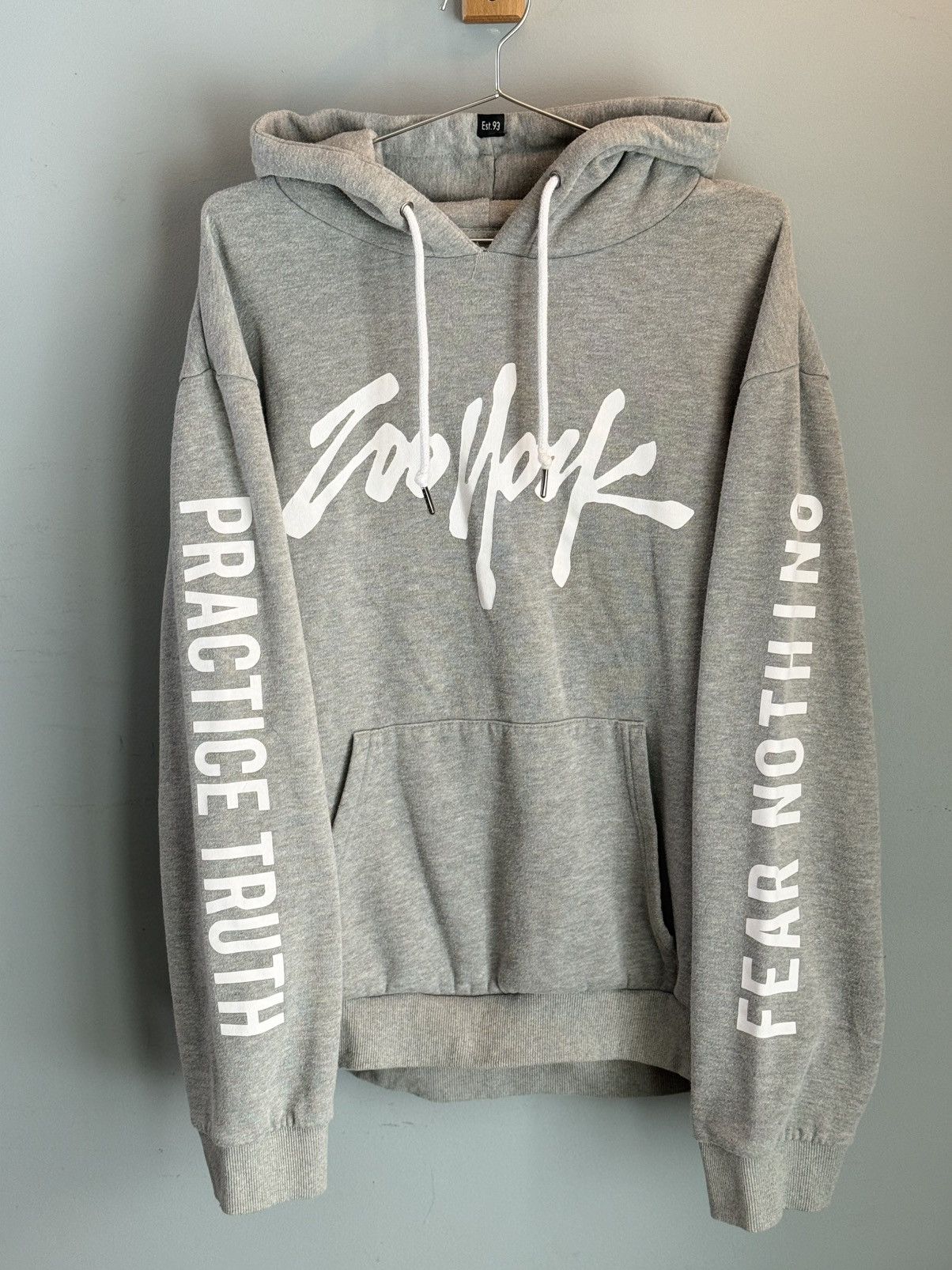 York Zoo York Practice Truth Fear Nothing Nyc Graphic Hoodie Xl T-Shirts, Sweatshirt | PodTeesHub.com