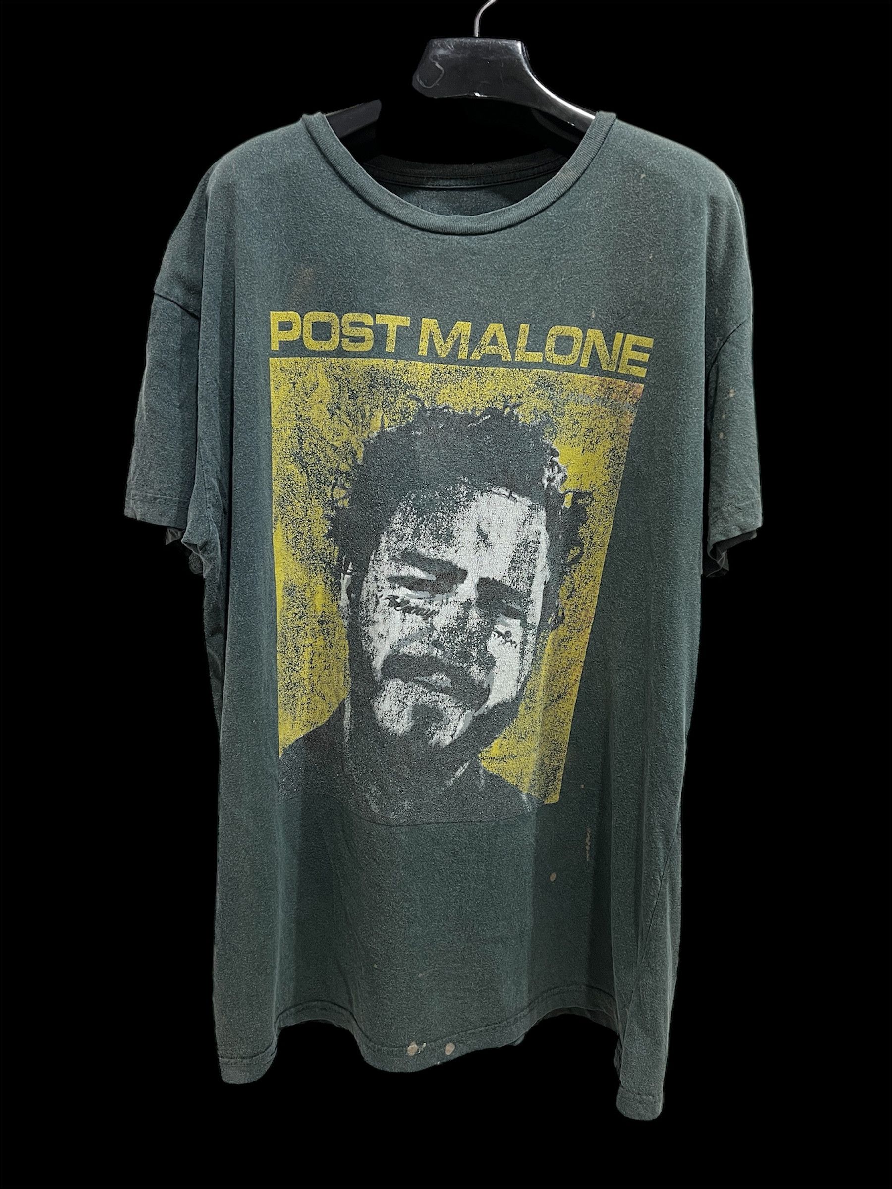 Rap Tees 2019 Post Malone Tour Tee Xl Hiphop R B Thrashed Faded Hoodie, Sweatshirt | PodTeesHub.com