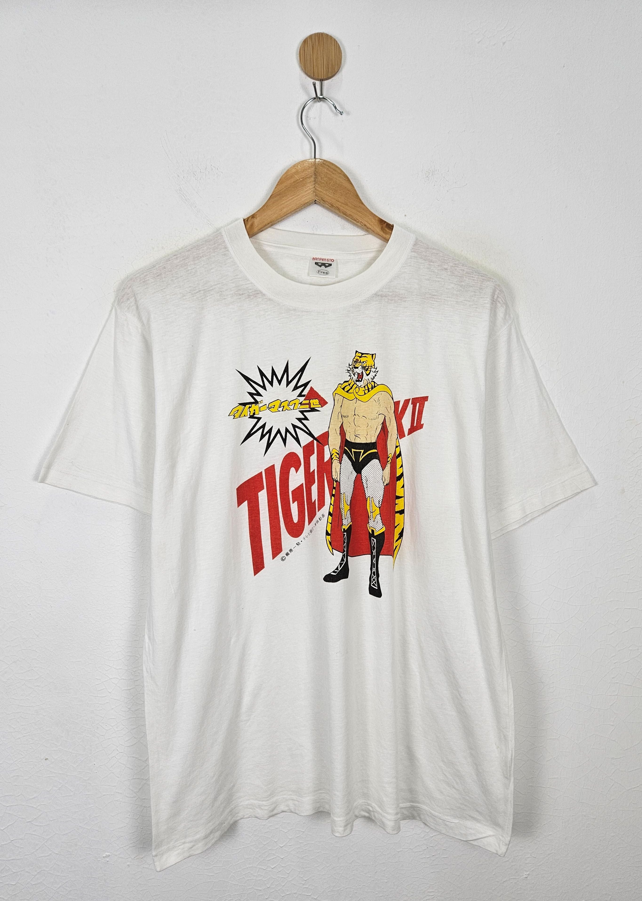 Vintage Tiger Mask Anime Japan Shirt Akira Bleach Hoodie, Sweatshirt | PodTeesHub.com