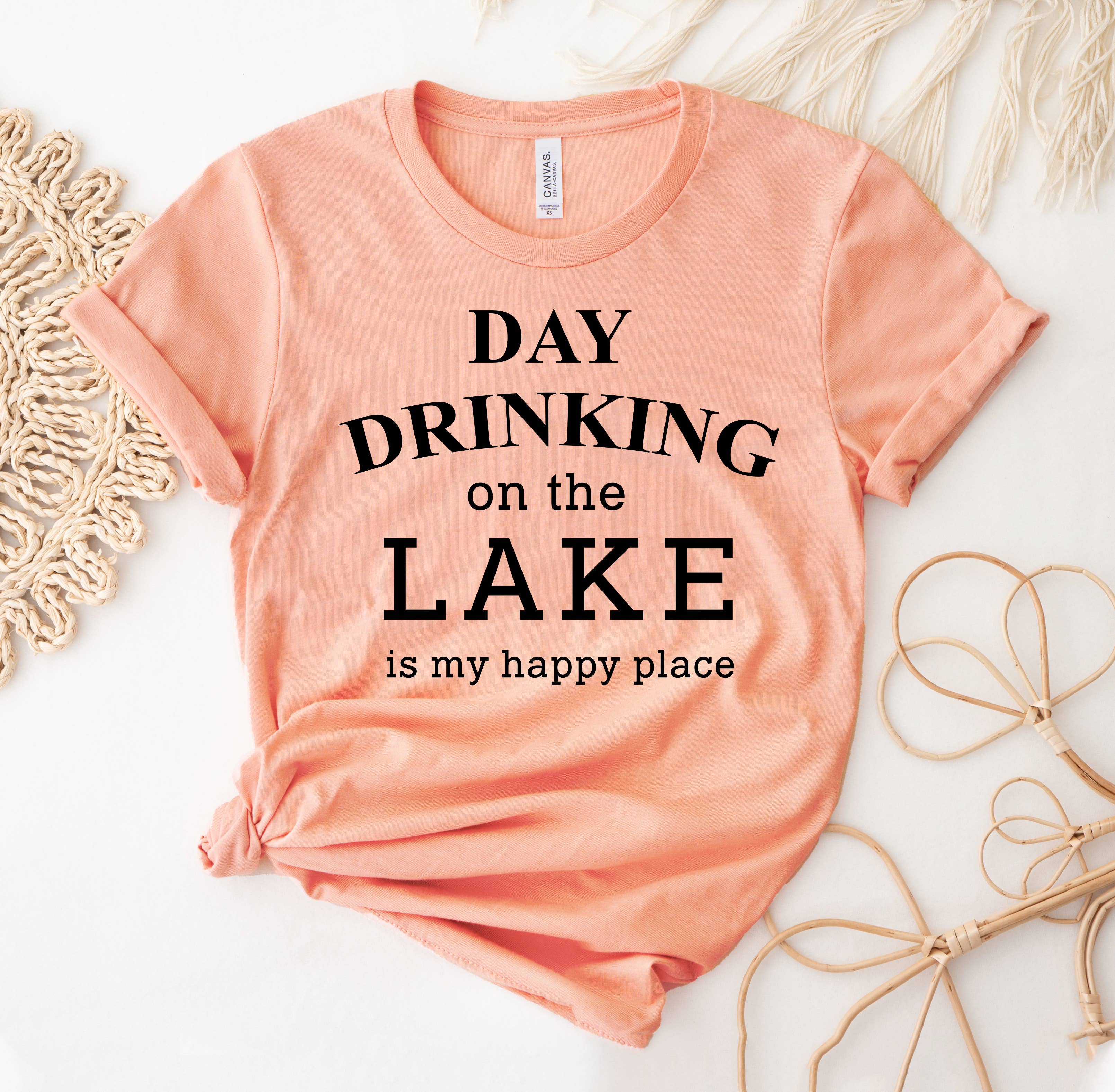 Day Drinking On the Lake T-Shirt Hoodie, Sweatshirt | PodTeesHub.com