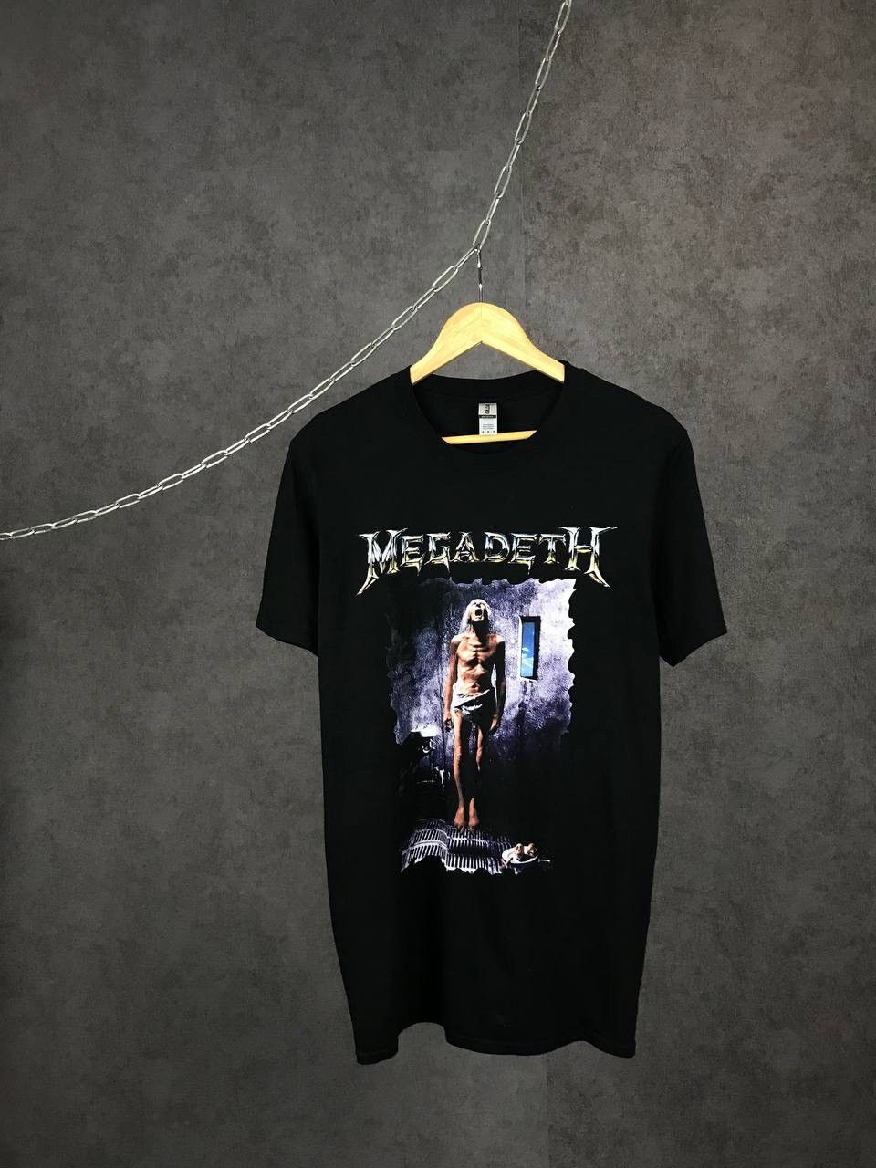 Megadeth Vintage Rock Band Overprinted Tee Hoodie, Sweatshirt | PodTeesHub.com