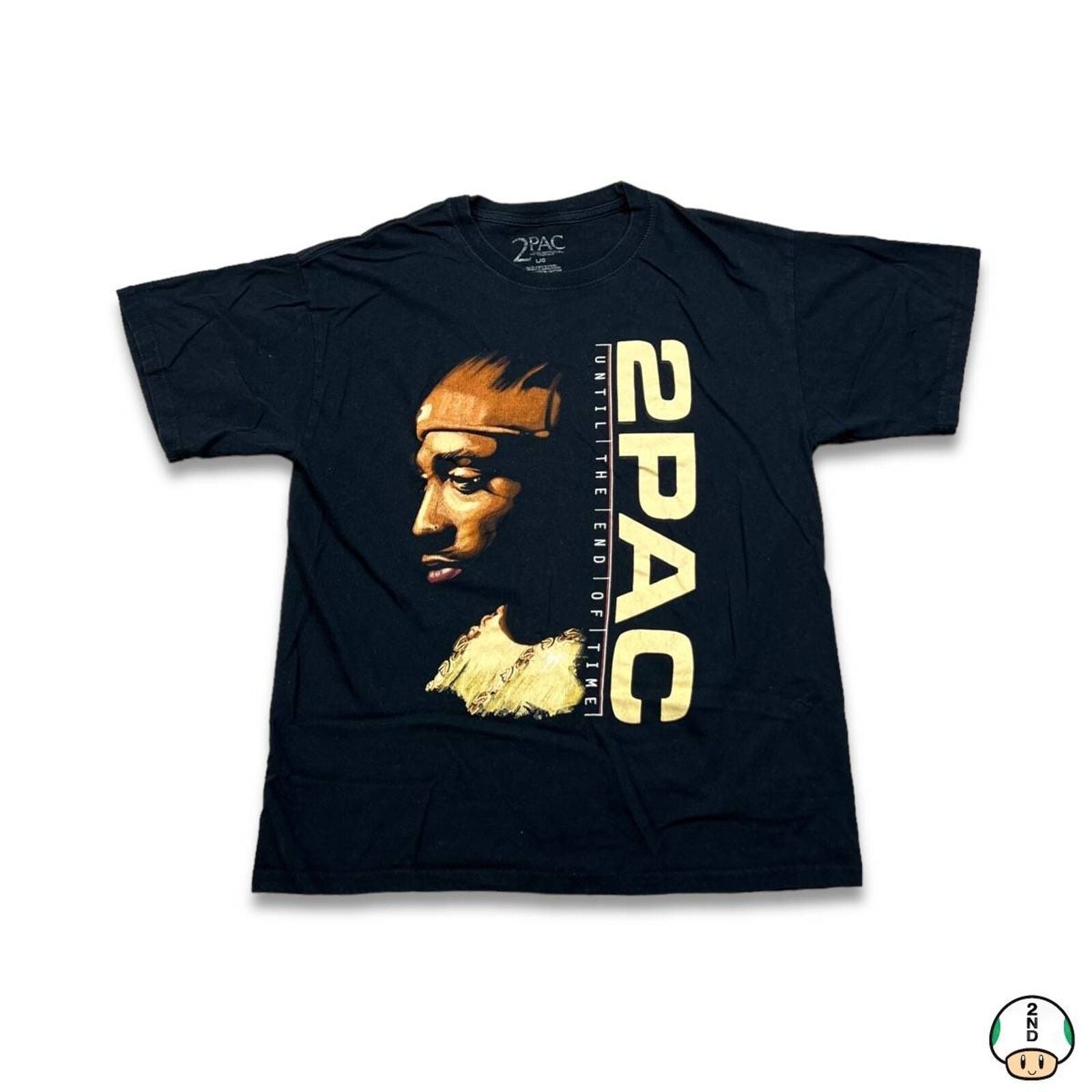Rap Tees X Vintage 2pac T Shirt Until The End Time Tupac Shakur Graphic Rap Tee Hoodie, Sweatshirt | PodTeesHub.com