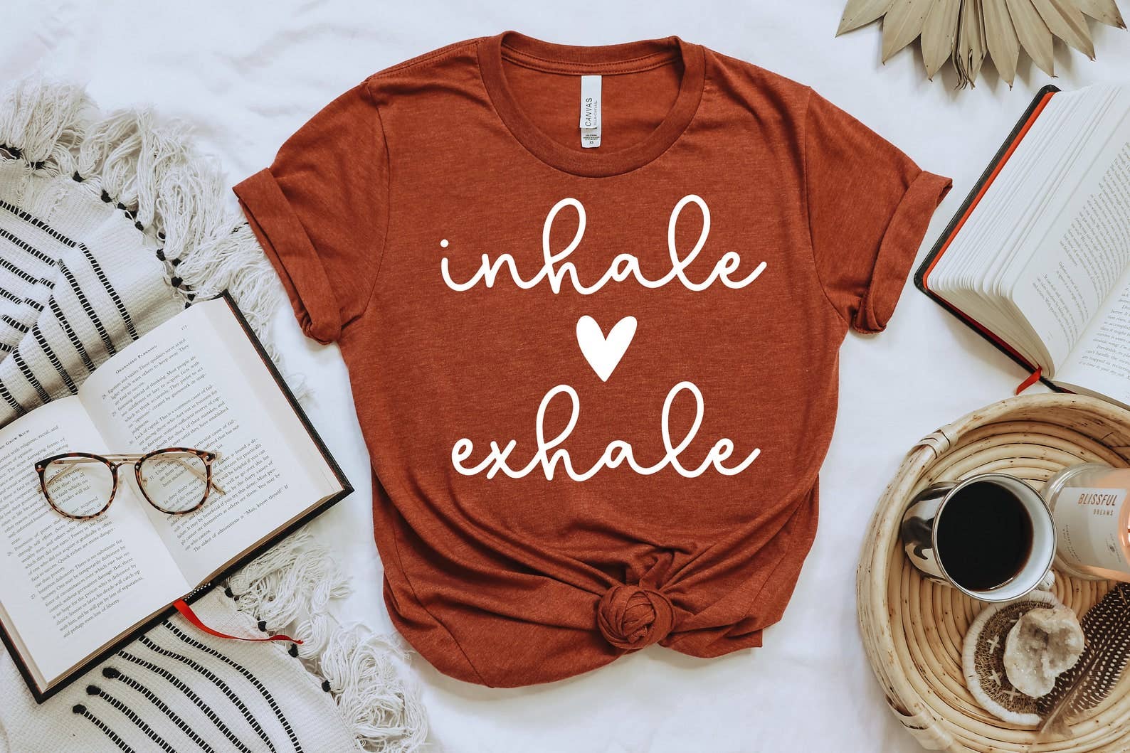 Inhale Exhale T-Shirt Hoodie, Sweatshirt | PodTeesHub.com