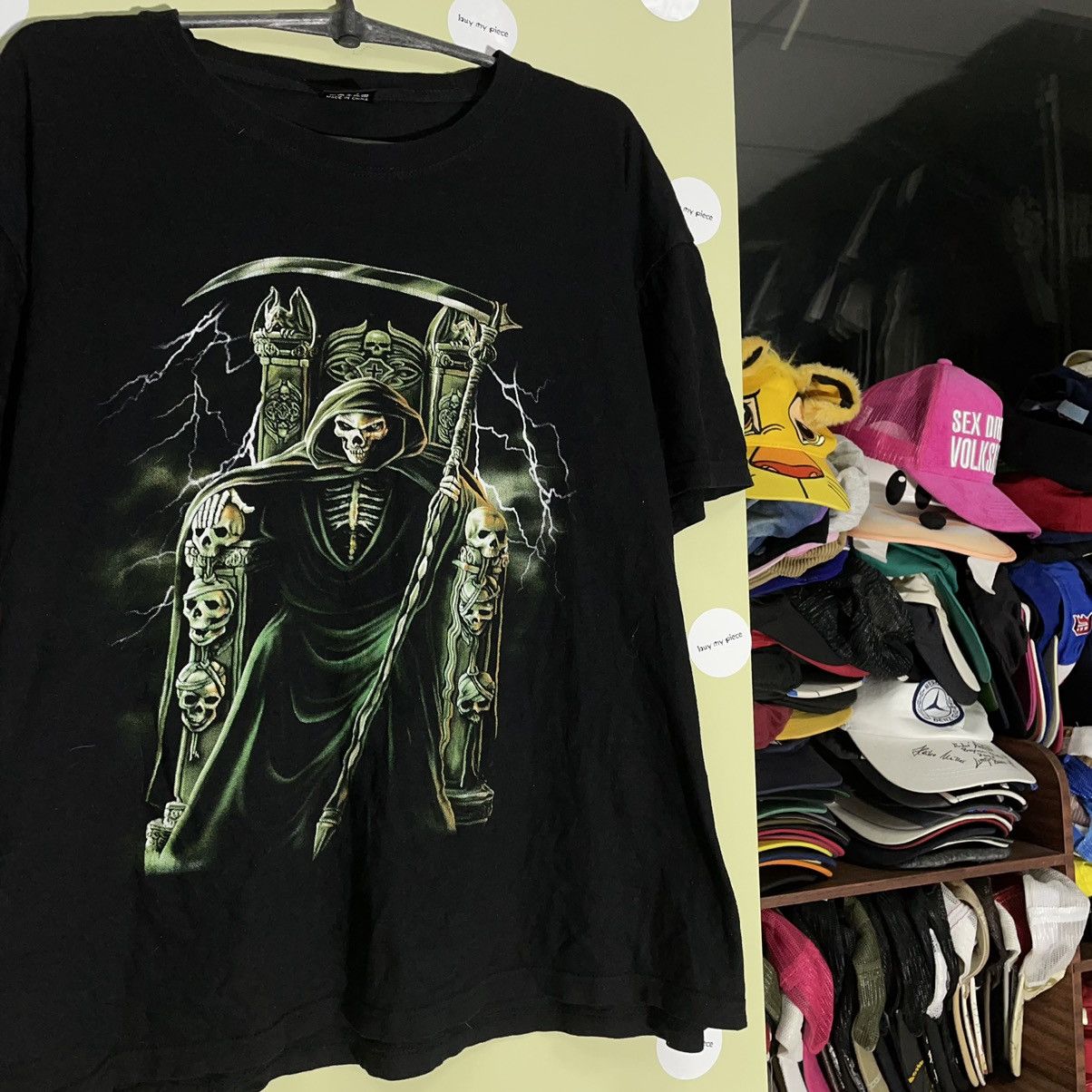 Band Tees Vintage Y2k Skulls Dead Face Horror Tee Rock Streetwear 90s Hoodie, Sweatshirt | PodTeesHub.com