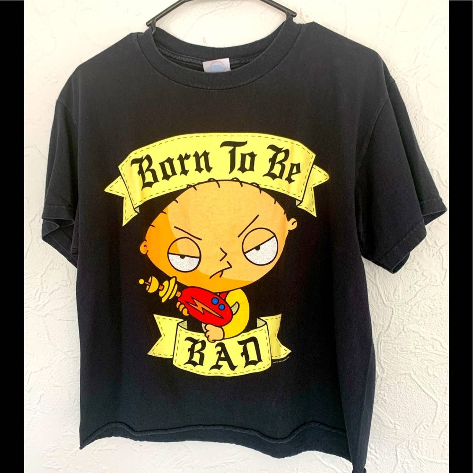 Delta Vintage Family Guy Stewie Shirt Size Medium Born To Be Bad Hoodie, Sweatshirt | PodTeesHub.com