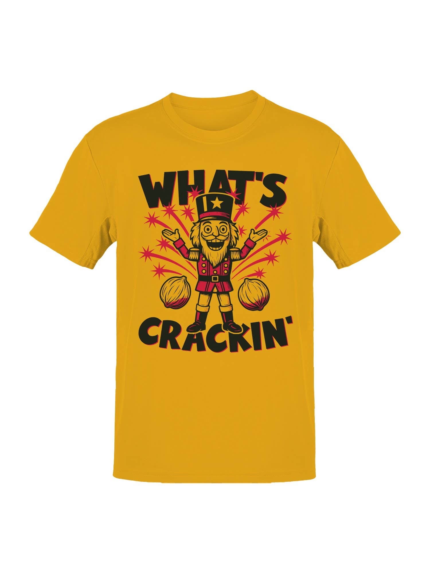 What's Crackin' Nutcracker Design Men's T-Shirt Hoodie, Sweatshirt | PodTeesHub.com
