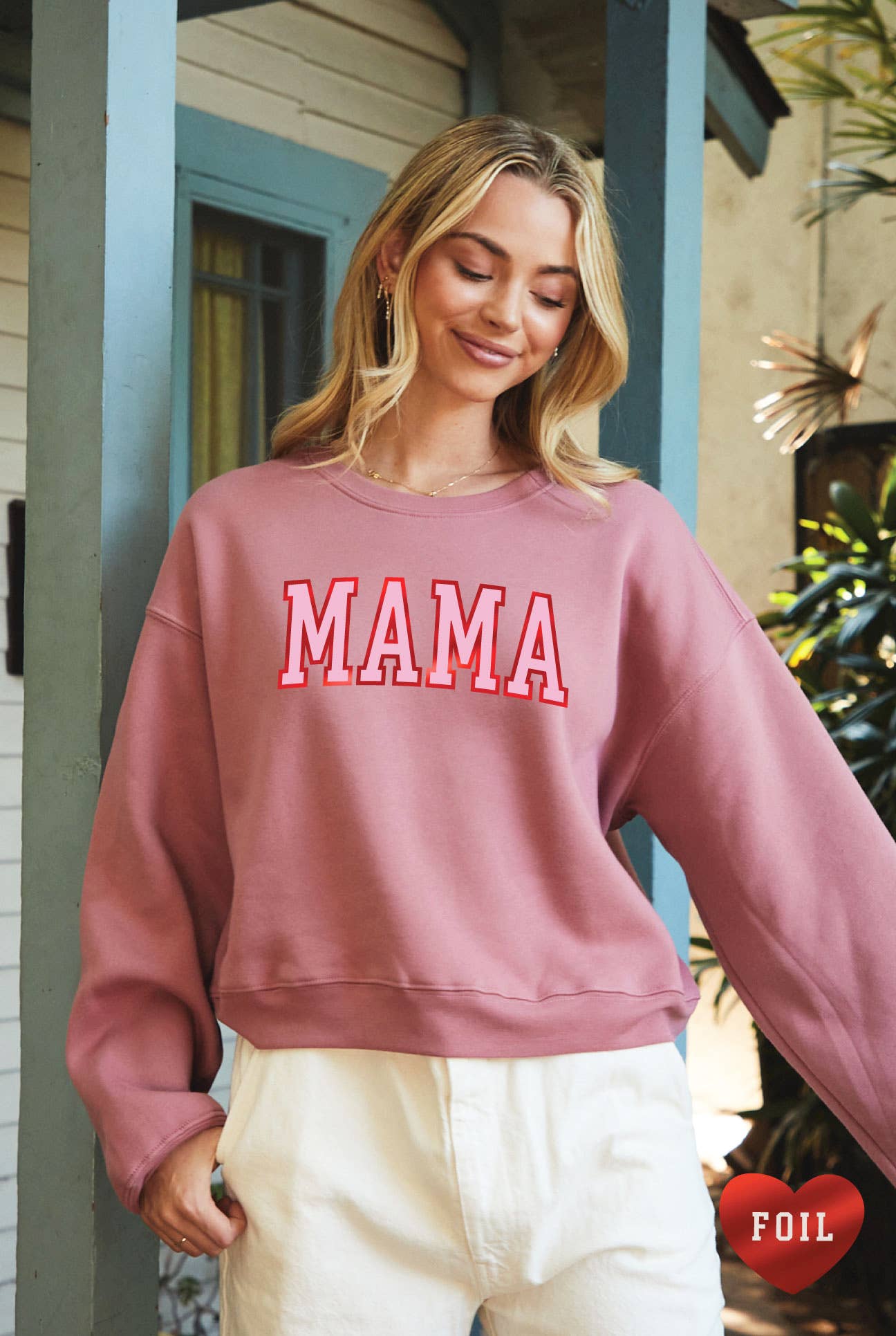 Mama Foil Mid Graphic Sweatshirt T-Shirts, Hoodie | PodTeesHub.com