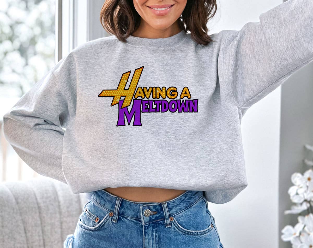 Having A Meltdown Funny Hannah Montana Parody Sweatshirt T-Shirts, Hoodie | PodTeesHub.com