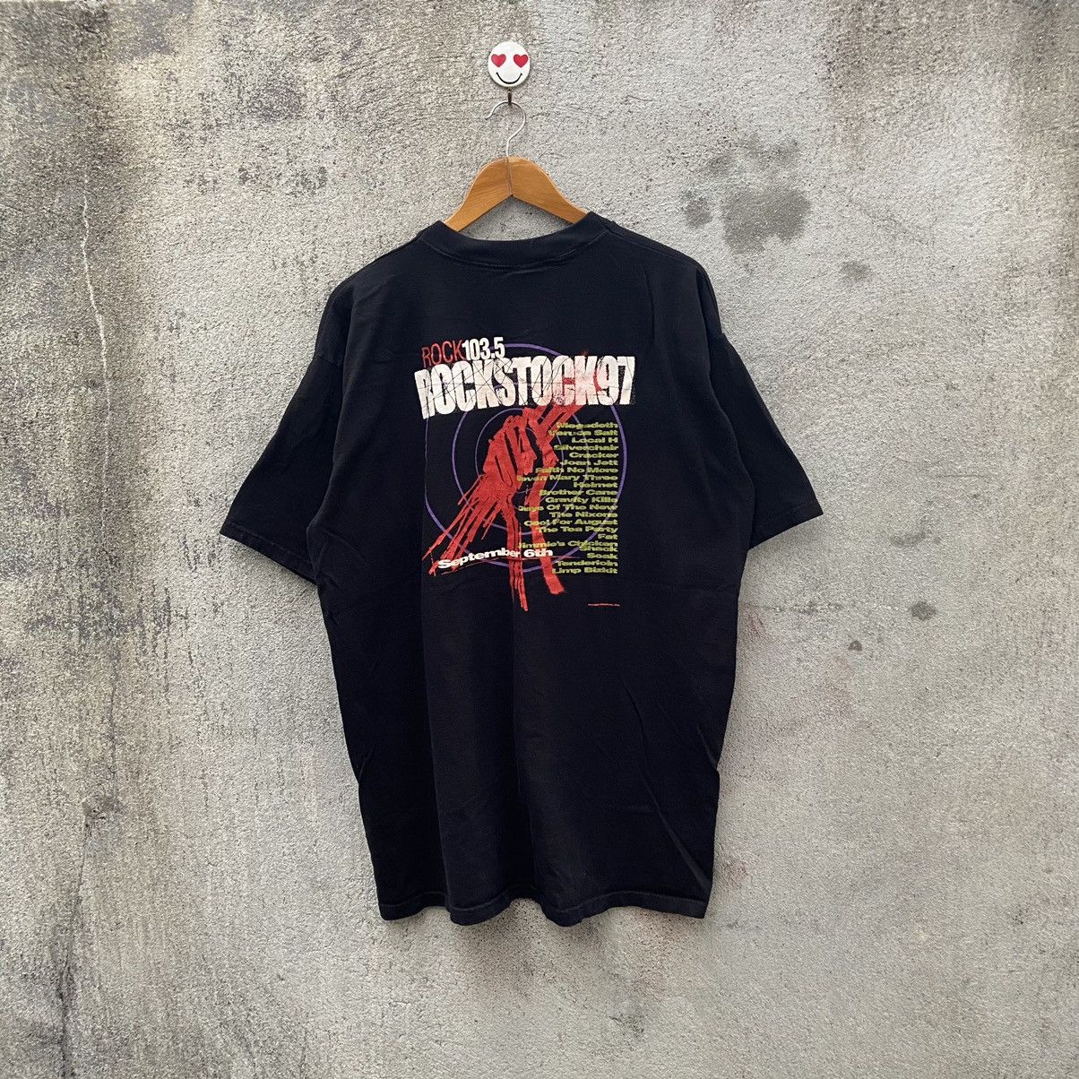 Megadeth Vintage 90s Rockstock Tshirt Rock 103 5 Tour 1997 Hoodie, Sweatshirt | PodTeesHub.com