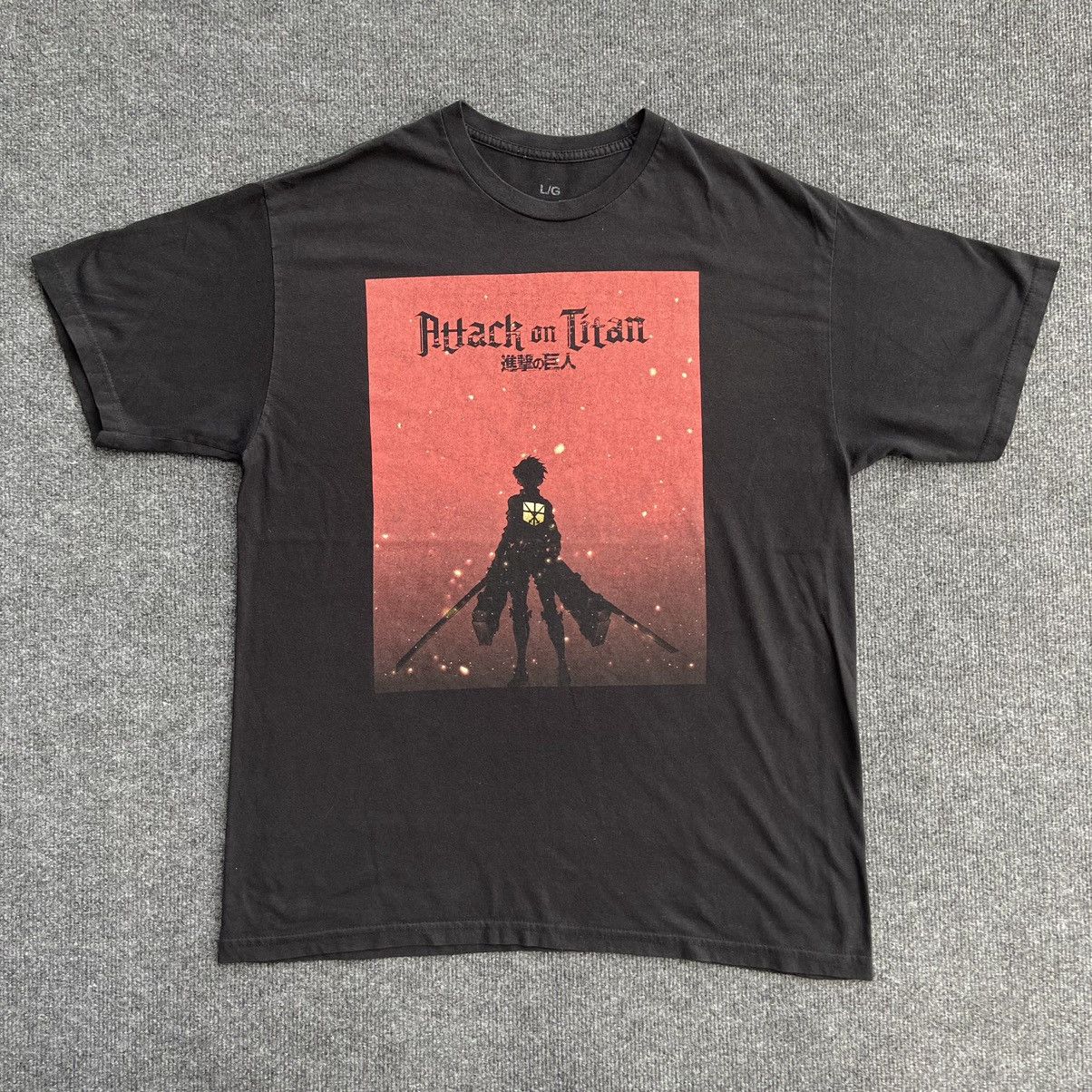Japanese Brand X Vintage Attack Titan Japanese Anime T-Shirts, Hoodie, Sweatshirt