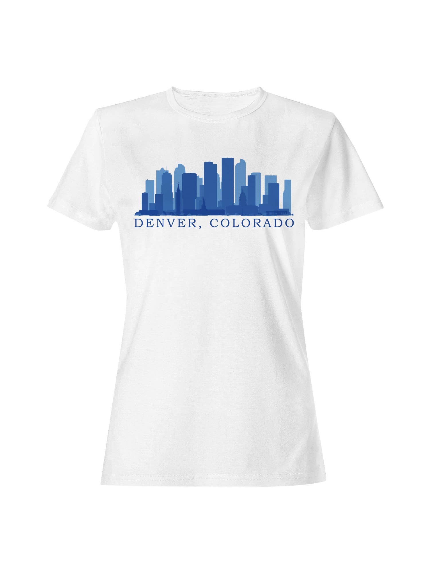 Denver Colorado Skyline Women's T-Shirt Hoodie, Sweatshirt | PodTeesHub.com