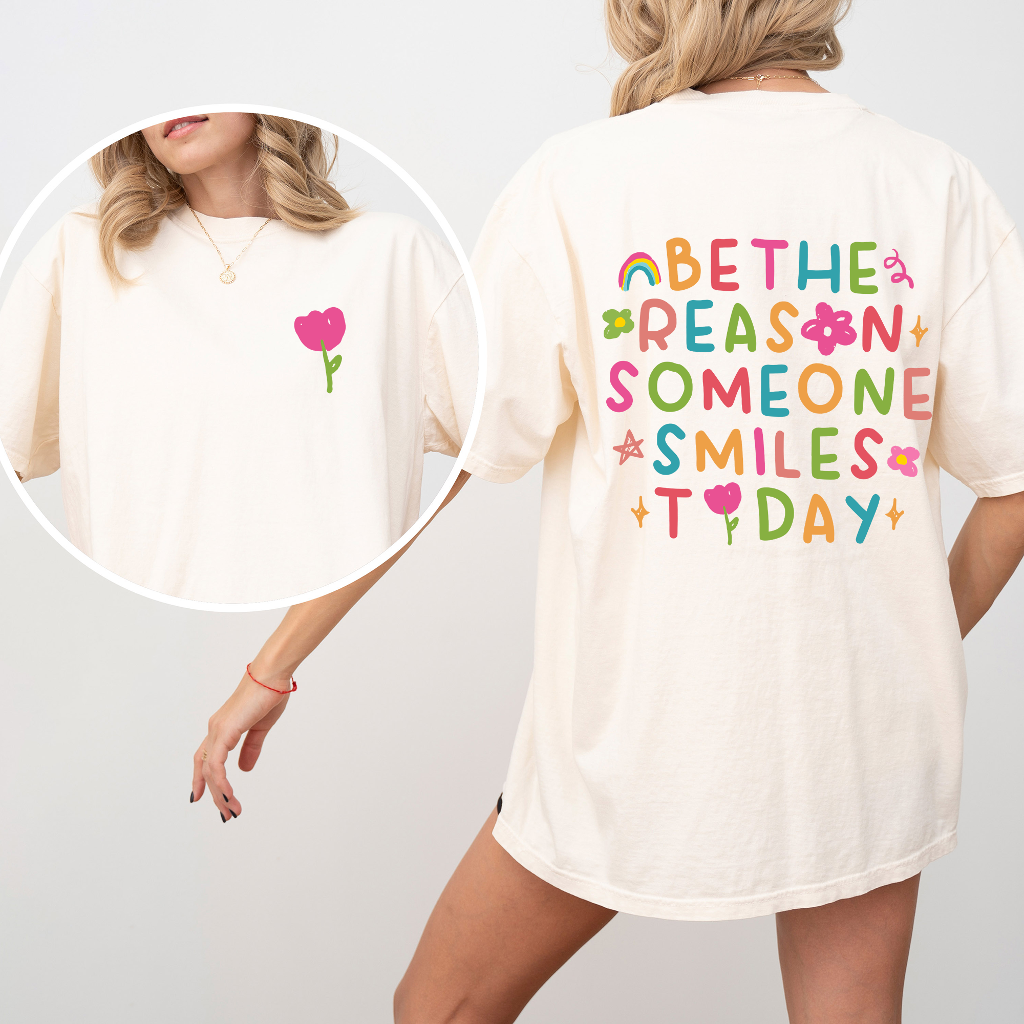 Be the Reason Someone Smiles Today Mental Health T-Shirt Hoodie, Sweatshirt | PodTeesHub.com