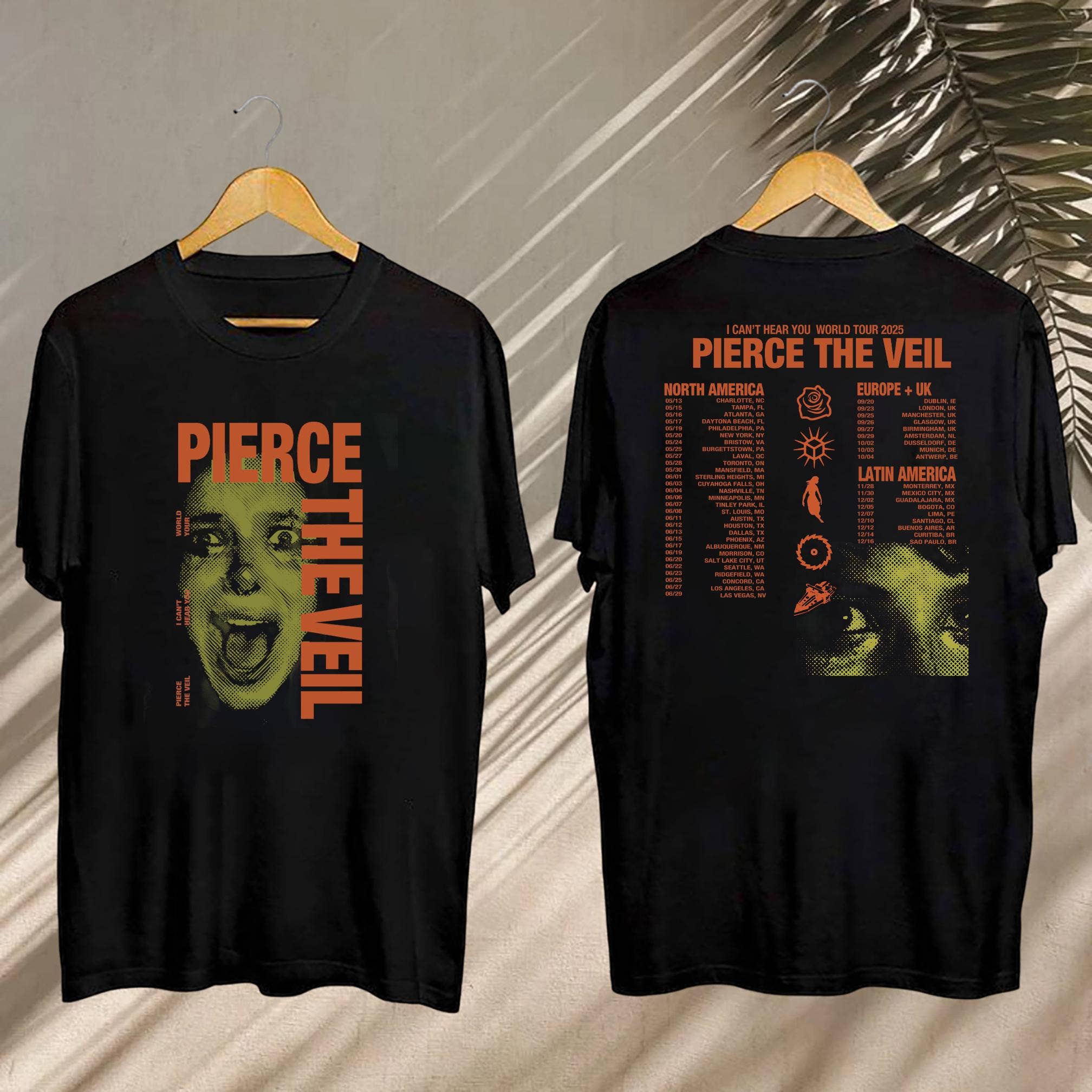 Pierce the Veil 2025 Concert Fan Shirt - Rock Music Apparel Hoodie, Sweatshirt | PodTeesHub.com