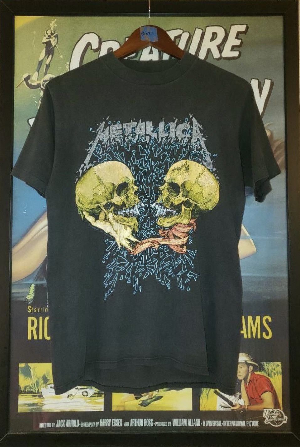 Vintage 1991 Metallica Sad But True Pushead Rare Tee Hoodie, Sweatshirt | PodTeesHub.com