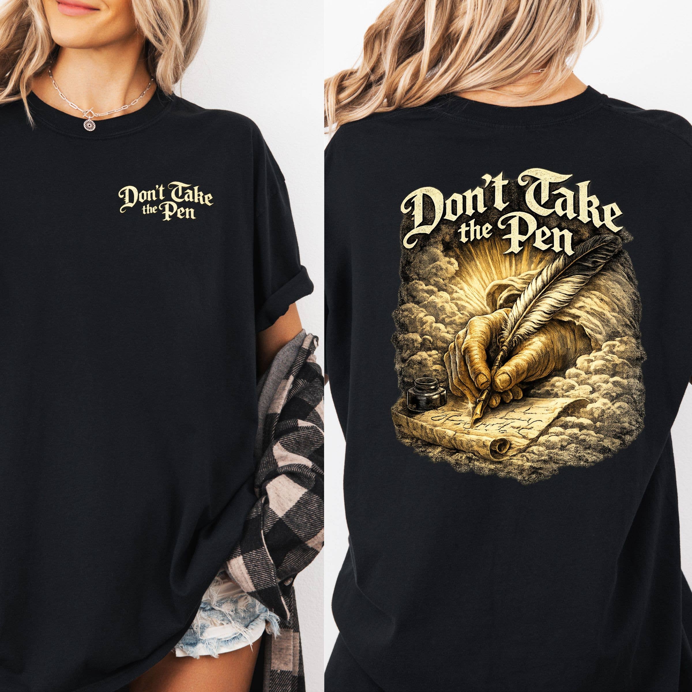 Don't Take the Pen Christian Western Spring Graphic Tee Hoodie, Sweatshirt | PodTeesHub.com