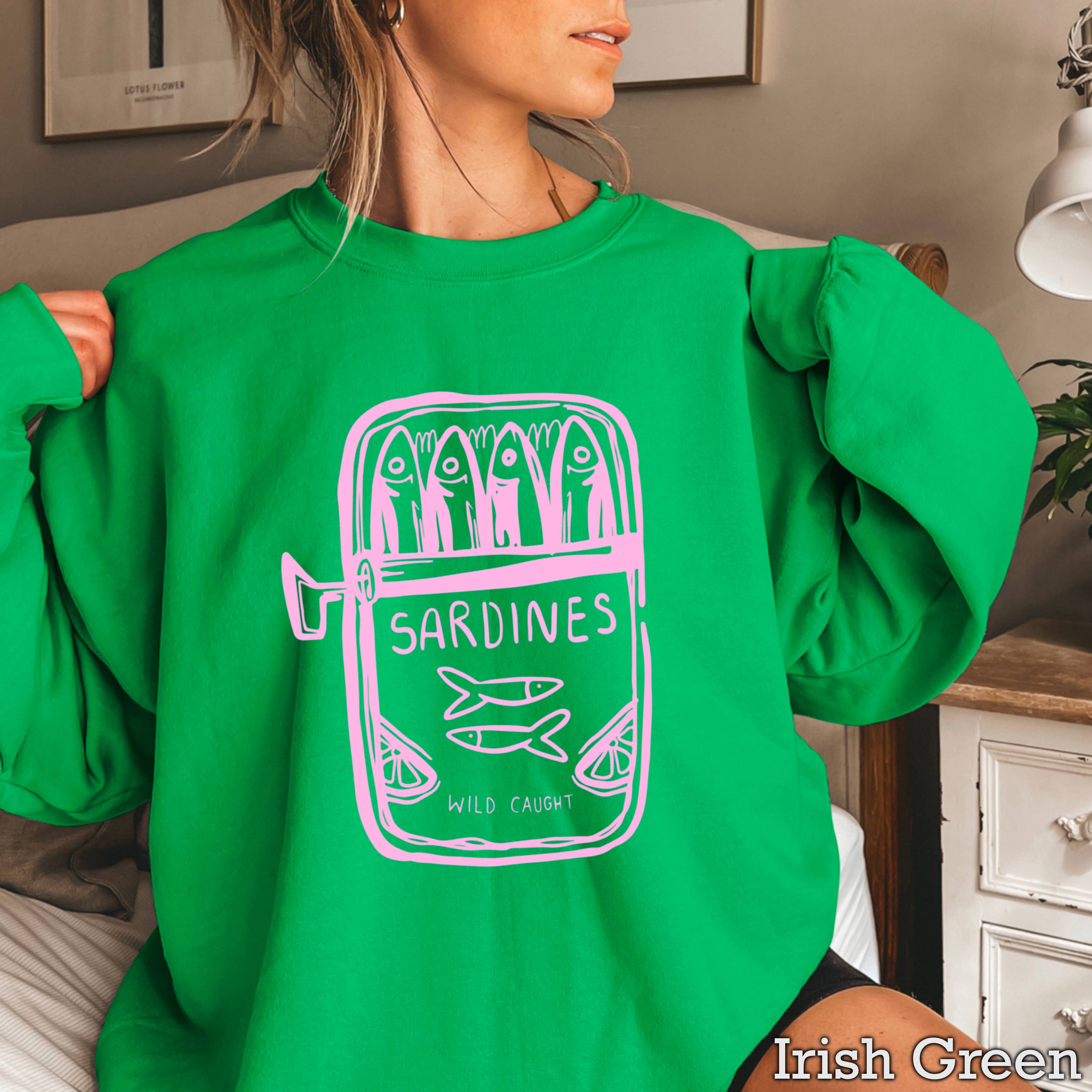 Wild Caught Sardines | Summer Coastal Women’S Sweatshirt T-Shirts, Hoodie | PodTeesHub.com