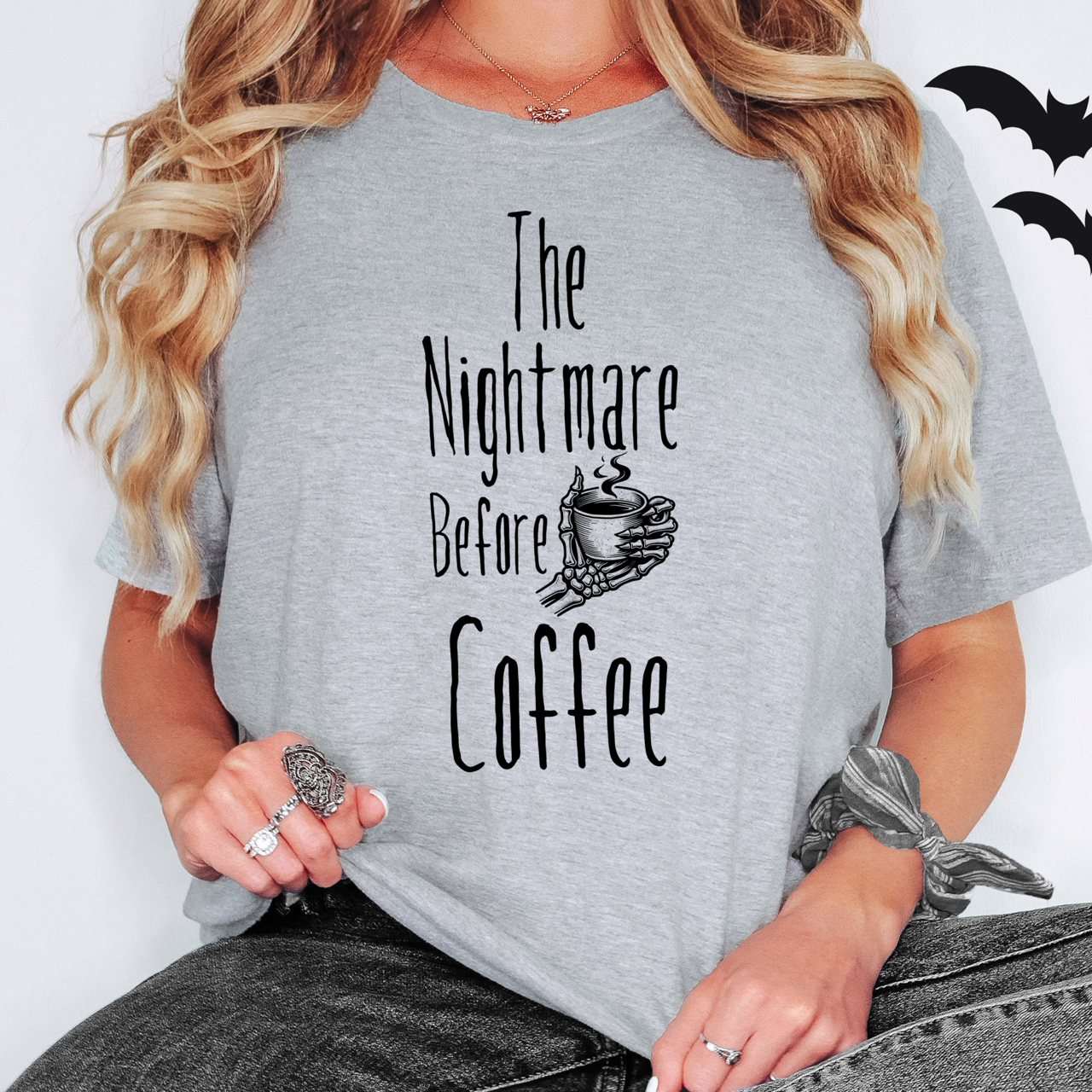 The Nightmare Before Coffee T-Shirt Hoodie, Sweatshirt | PodTeesHub.com