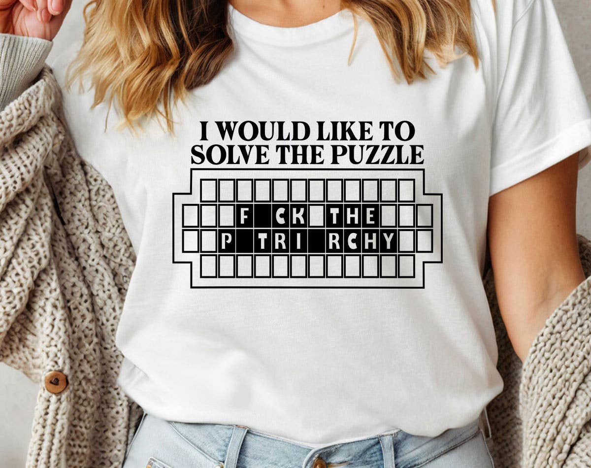 Solve the Puzzle F*Ck the Patriacrhy - Feminism T-Shirt Hoodie, Sweatshirt | PodTeesHub.com