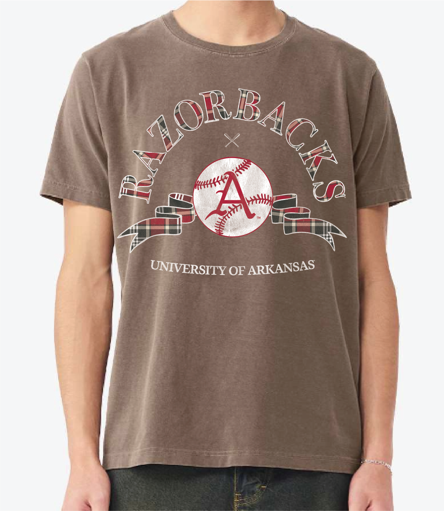 Arkansas Razorbacks Heritage Baseball Brown Cc Tee Hoodie, Sweatshirt | PodTeesHub.com