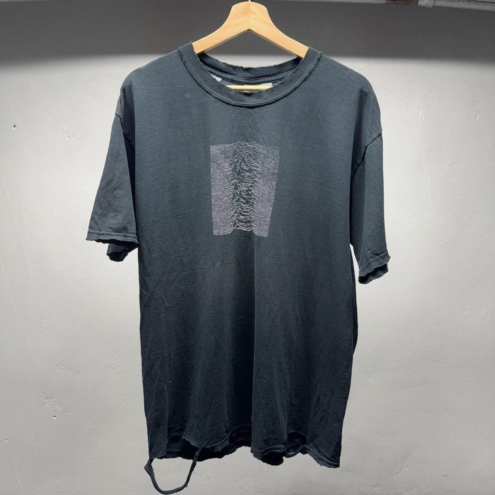 Band Tees Joy Division Thrashed Faded Distressed Tee Paper Thin Grunge Hoodie, Sweatshirt | PodTeesHub.com