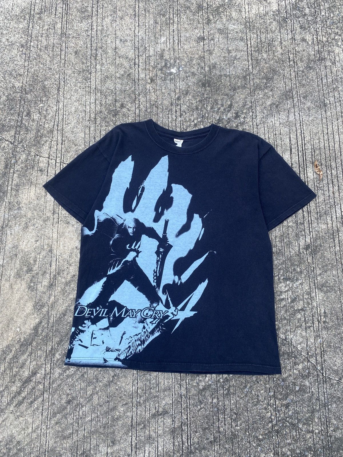 Playstation Vintage Devil May Cry 4 Capcom 2008 Game T Shirt Dante Hoodie, Sweatshirt | PodTeesHub.com