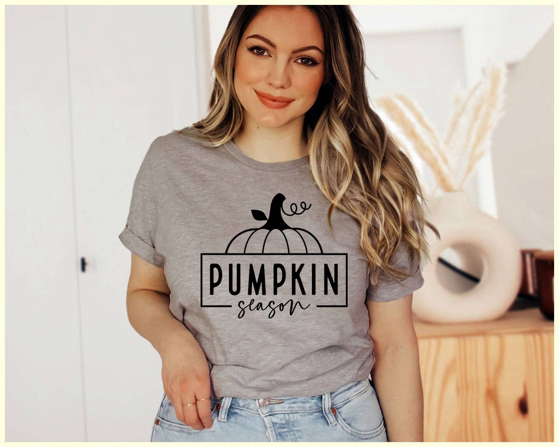 Pumpkin Season - Cute Fall Thanksgiving Shirt Hoodie, Sweatshirt | PodTeesHub.com