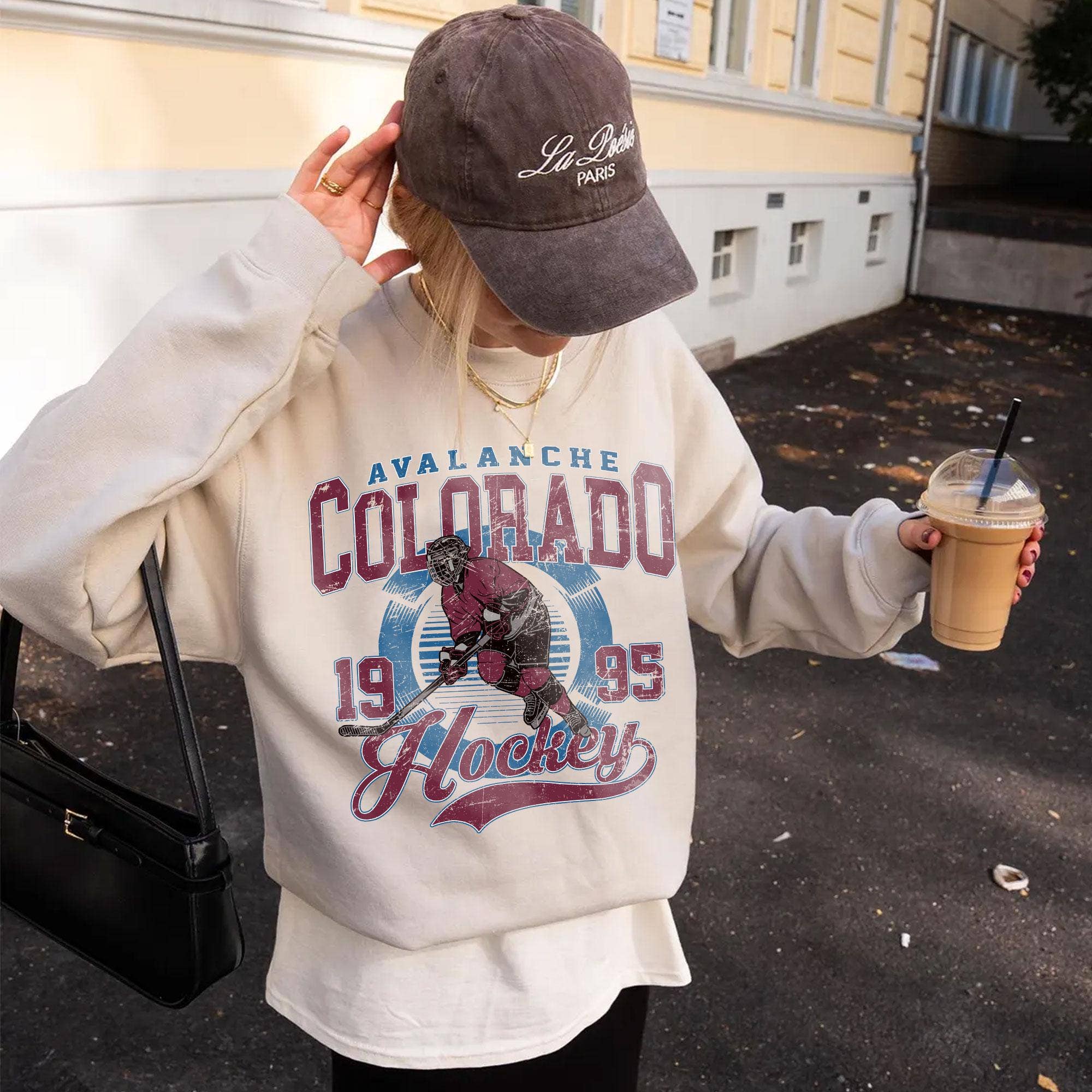 Vintage Colorado Avalanche Hockey Sweatshirt T-Shirts, Hoodie | PodTeesHub.com