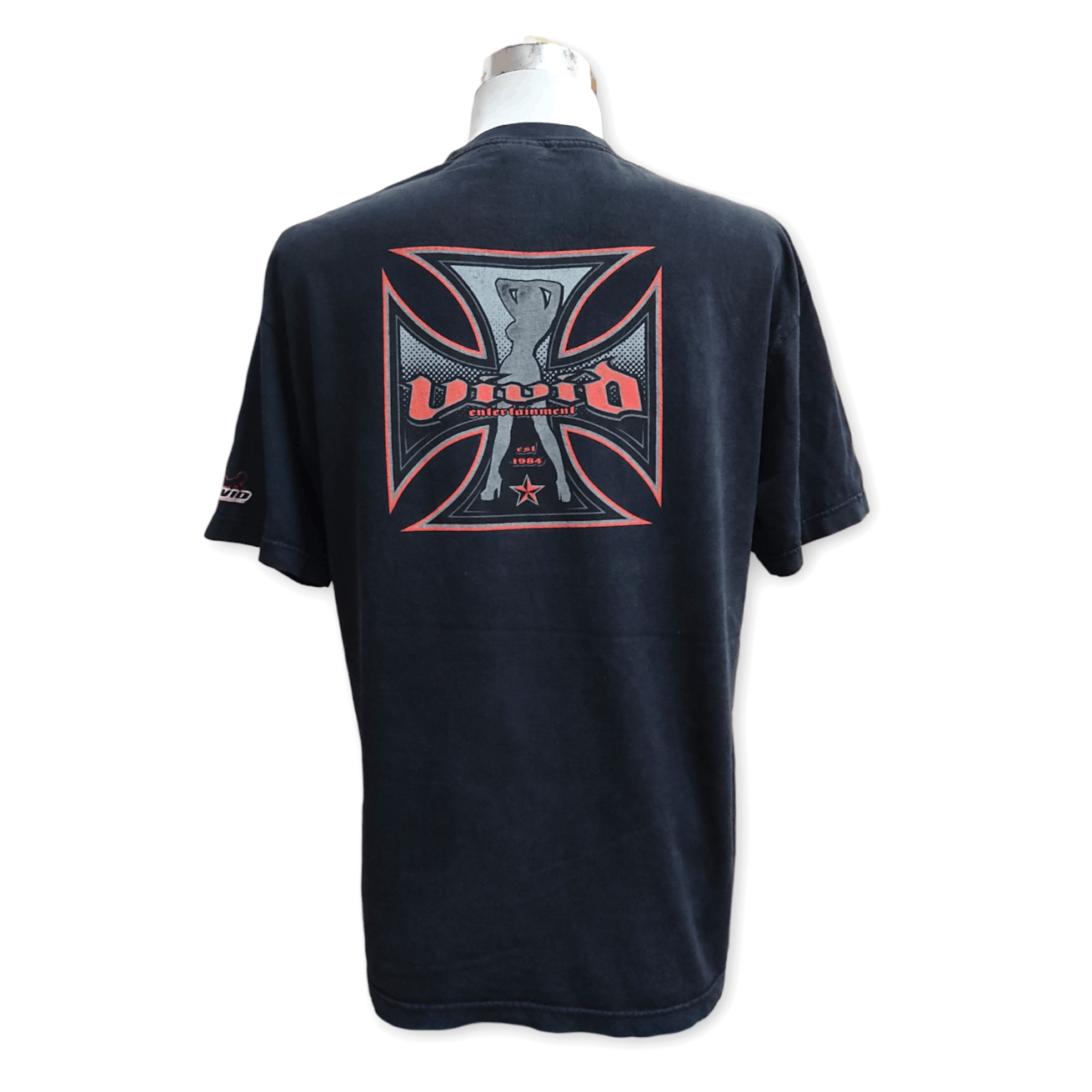 Vintage Vivid Adult Entertainment Distressed T Shirt Hoodie, Sweatshirt | PodTeesHub.com