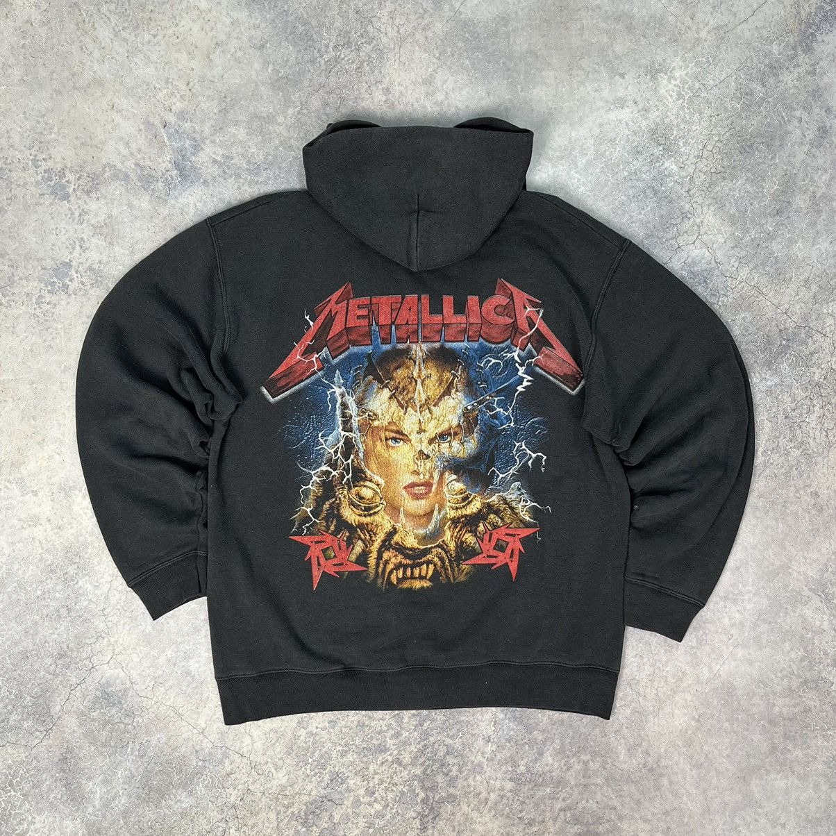 Metallica Vintage 90 S Metallica Y2k Double Side Print Hoodie Size L T-Shirts, Sweatshirt | PodTeesHub.com