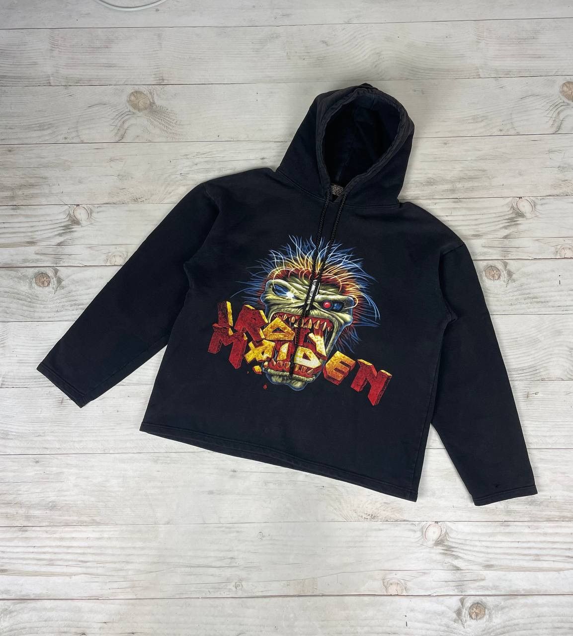 Maiden Vintage Iron Maiden Hoodie Band Rock 00s Skull Y2k T-Shirts, Sweatshirt | PodTeesHub.com