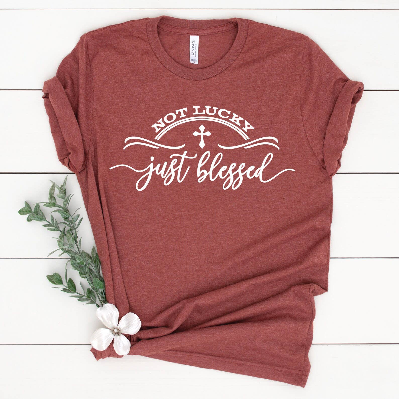Not Lucky Just Blessed T-Shirt Hoodie, Sweatshirt | PodTeesHub.com
