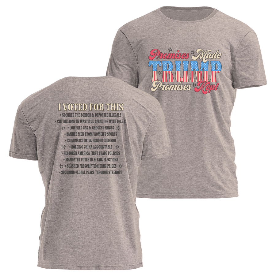 Promises Made Promises Kept - Groovy Tee - 3821 Hoodie, Sweatshirt | PodTeesHub.com