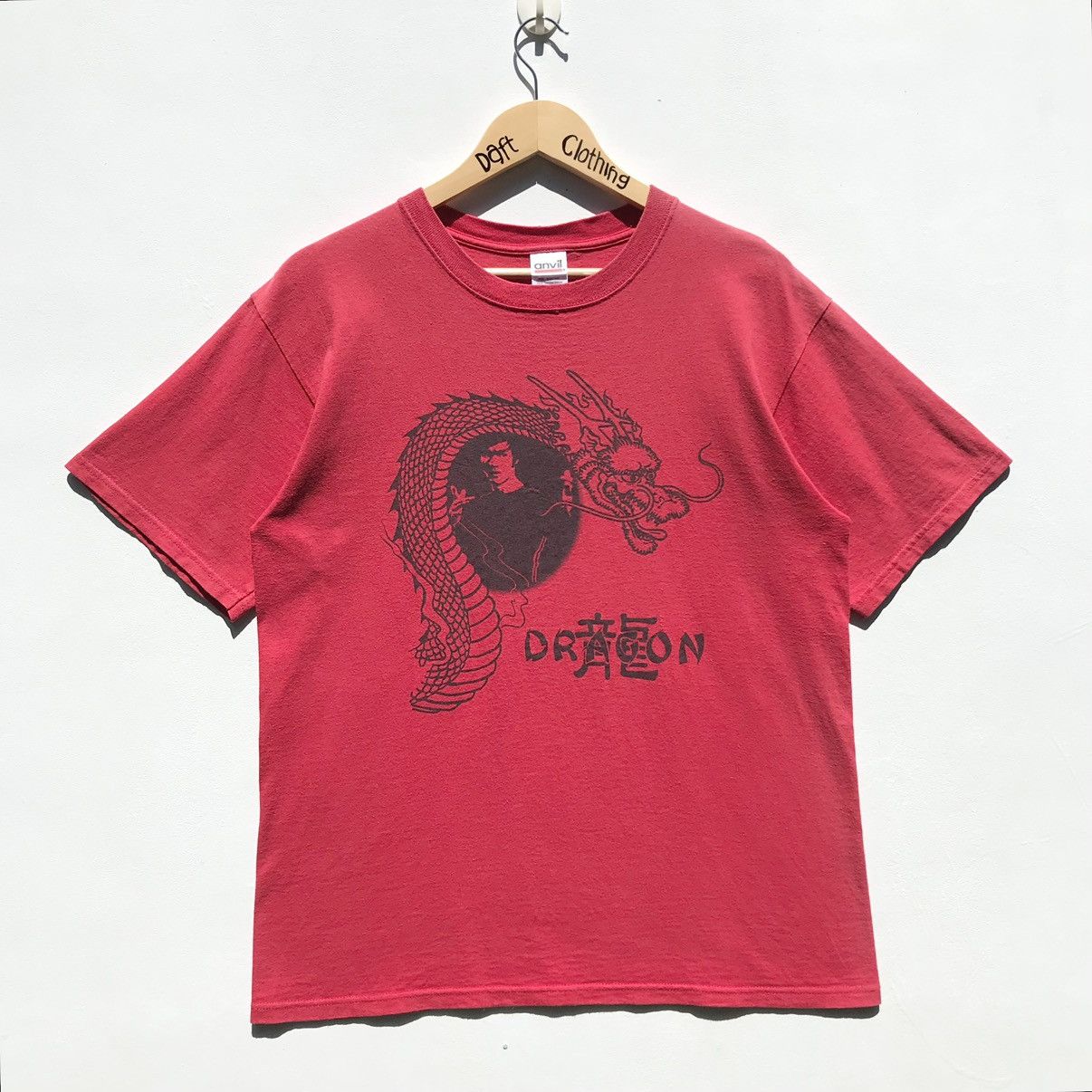 Y2k Vintage Bruce Lee Woo Dragon Movie Sunfaded T-Shirts, Hoodie, Sweatshirt