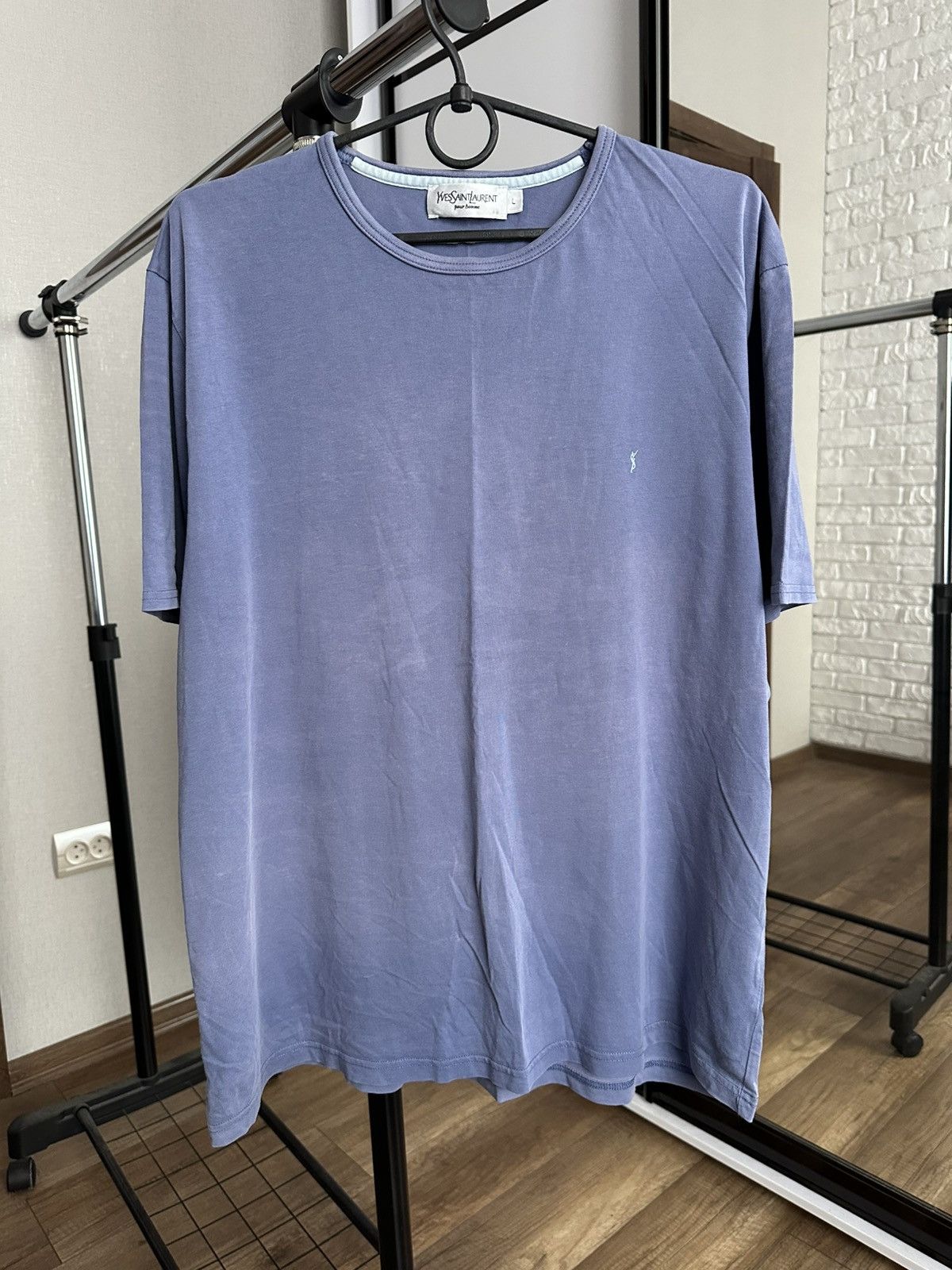 Saint Laurent Yves Saint Laurent Ysl Vintage Faded T Shirt Tee 90s Hoodie, Sweatshirt | PodTeesHub.com