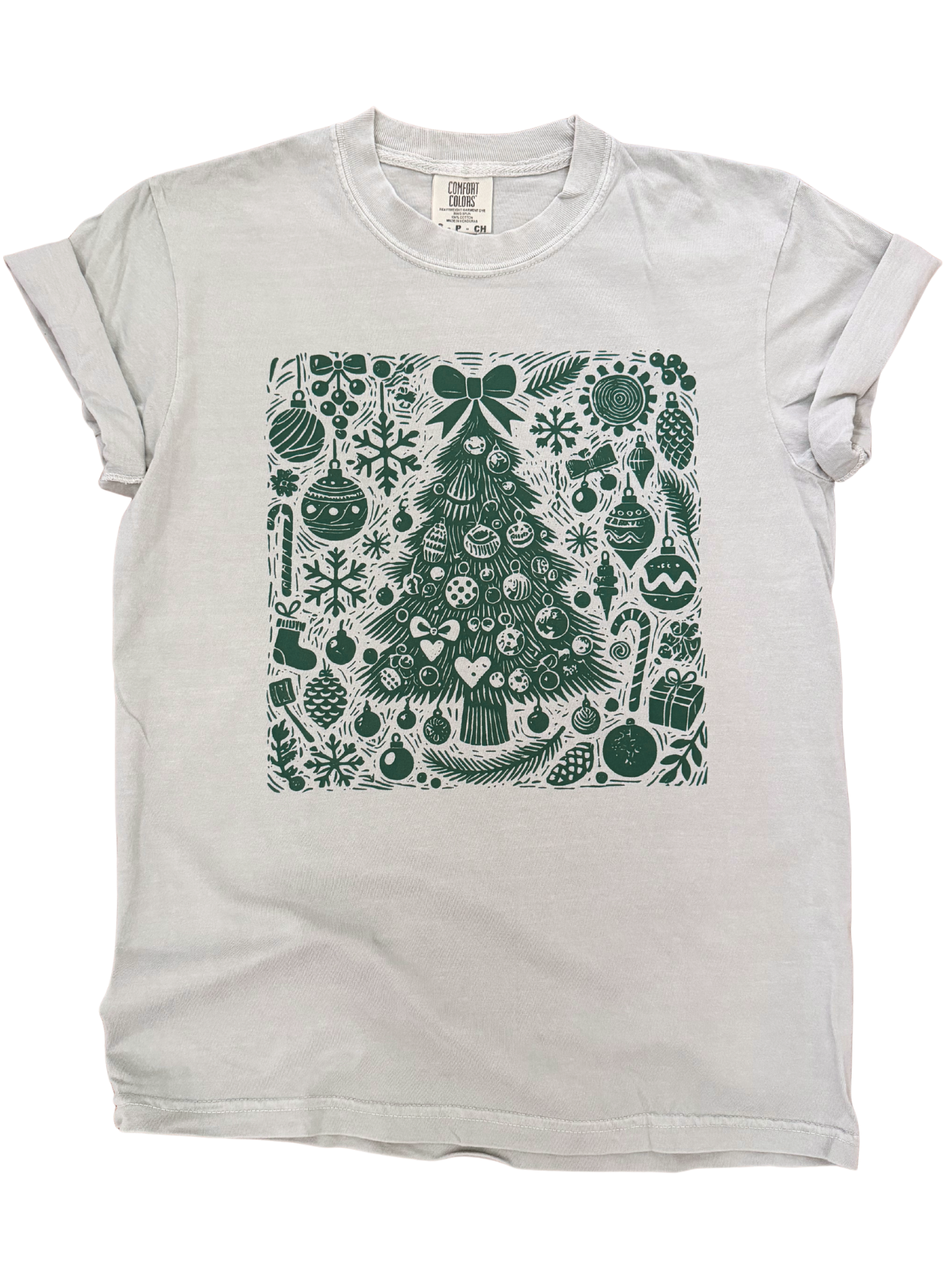 Ornament Forest – Christmas Tree Collage Tee Hoodie, Sweatshirt | PodTeesHub.com
