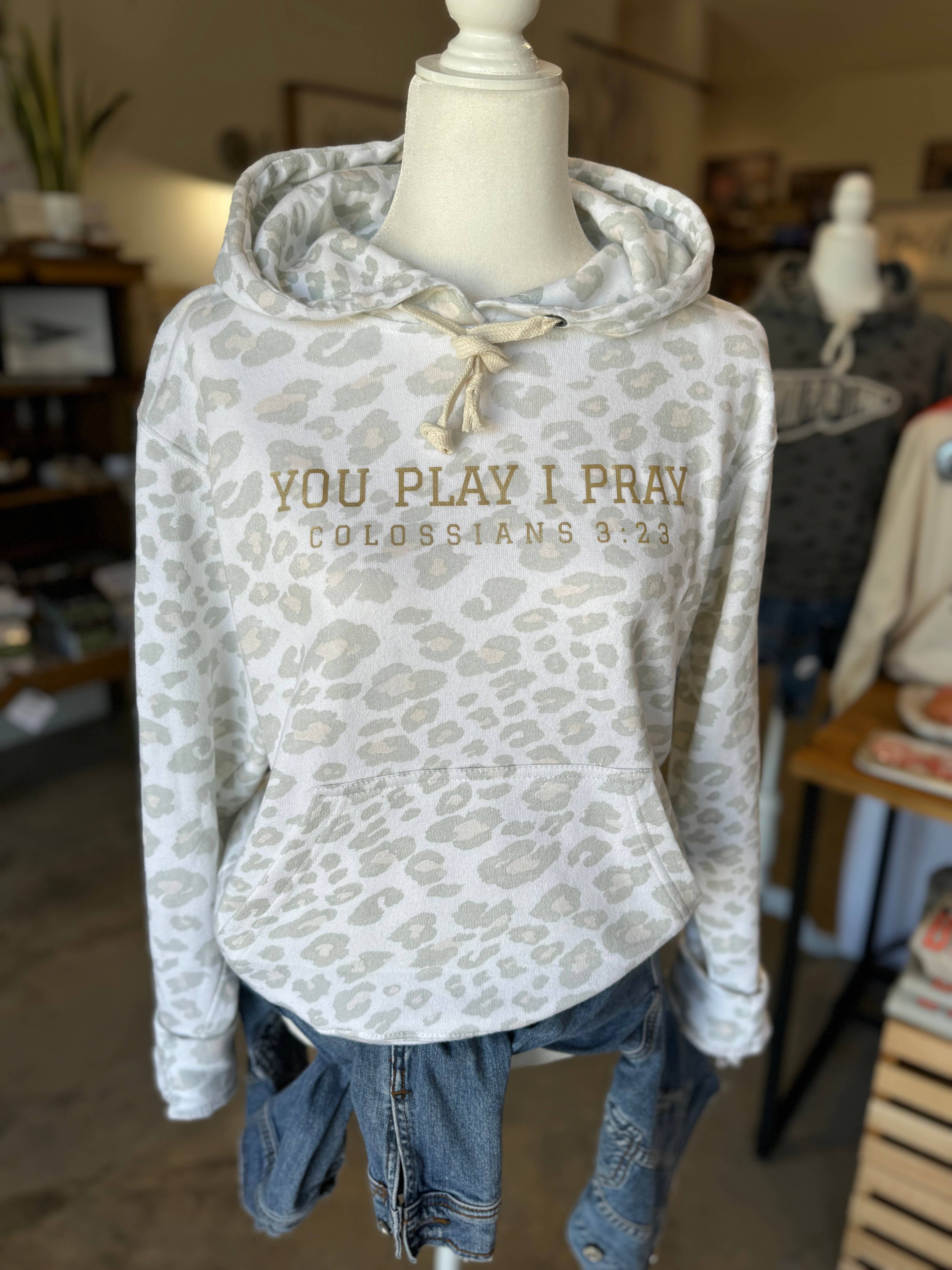 Leopard Sports Mom Hoodie | Gameday | Baseball Mom T-Shirts, Sweatshirt | PodTeesHub.com