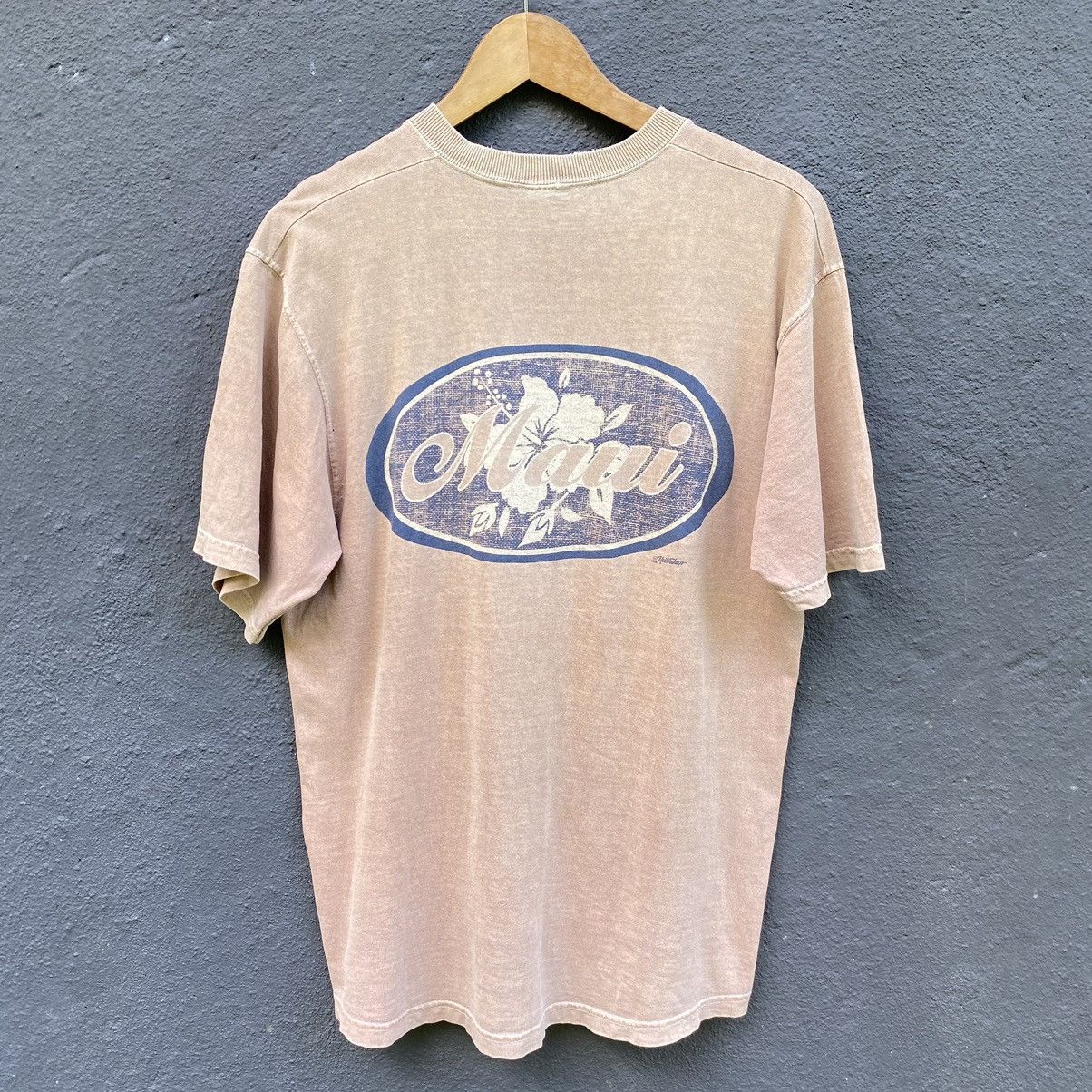 Thrashed Faded Vintage 90s Maui Hawaii Surf Erd Grunge Tee Hoodie, Sweatshirt | PodTeesHub.com