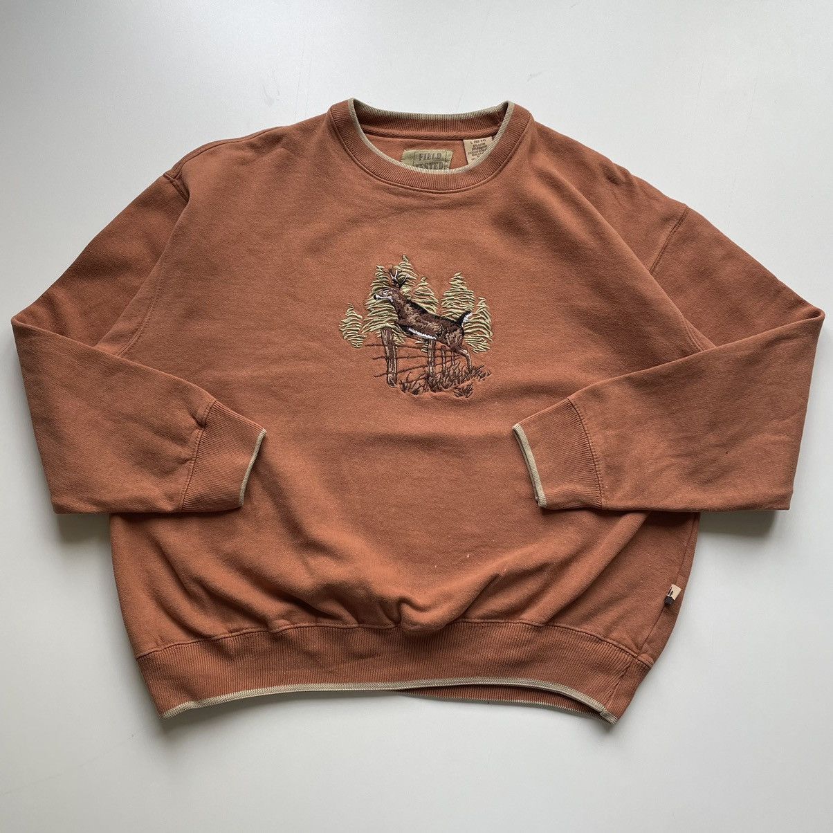 Vintage 2000s Embroidered Wildlife Deer Graphic Crewneck T-Shirts, Hoodie, Sweatshirt | PodTeesHub.com