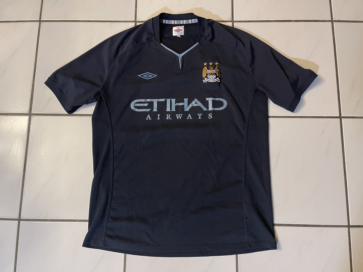 Umbro Manchester City 2010 2011 Umbro Away Jersey Soccer 44 T-Shirts, Hoodie, Sweatshirt | PodTeesHub.com