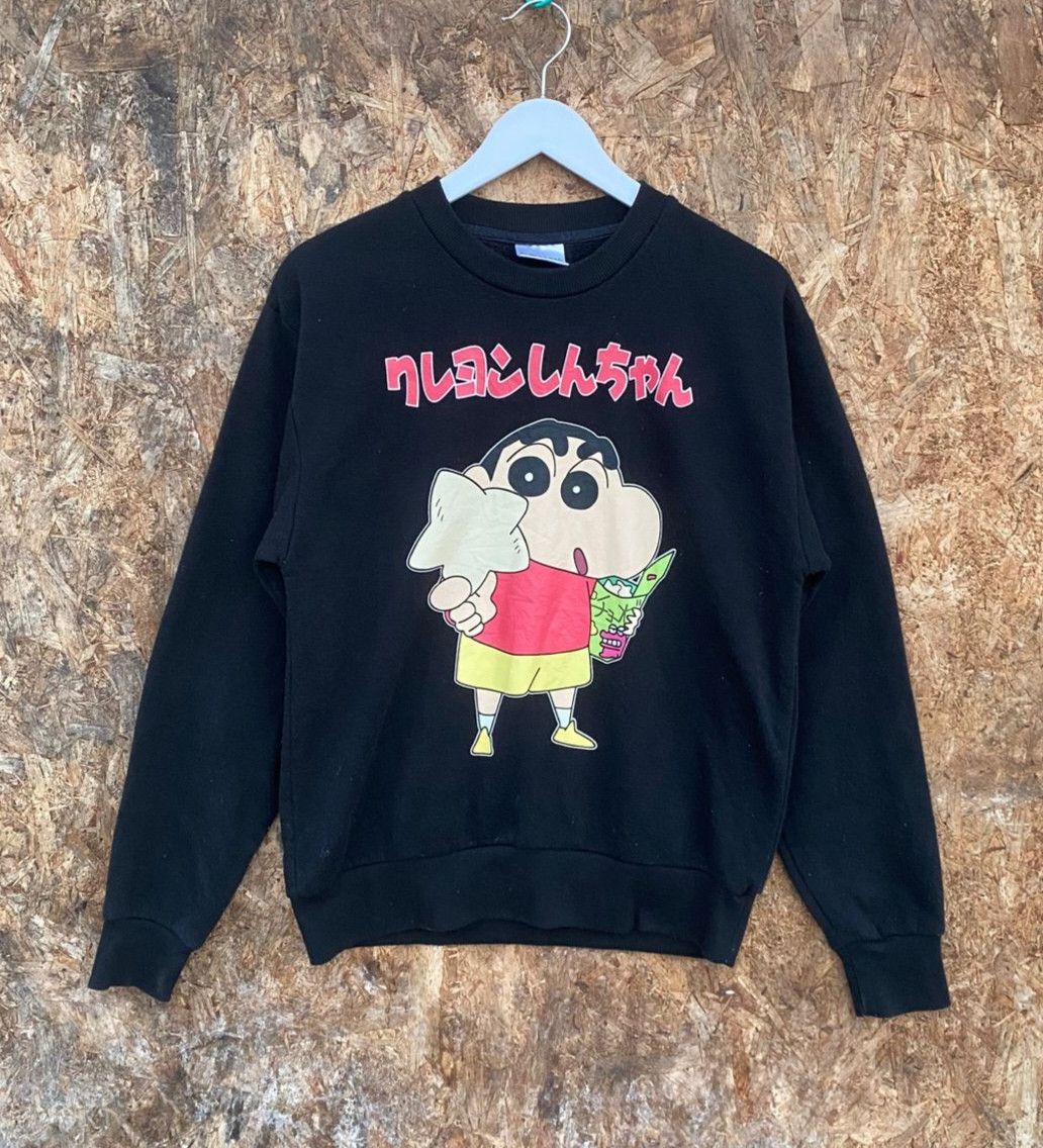 Anime Vintage Crayon Shin Chan Anime Japan Sweatshirt T-Shirts, Hoodie | PodTeesHub.com